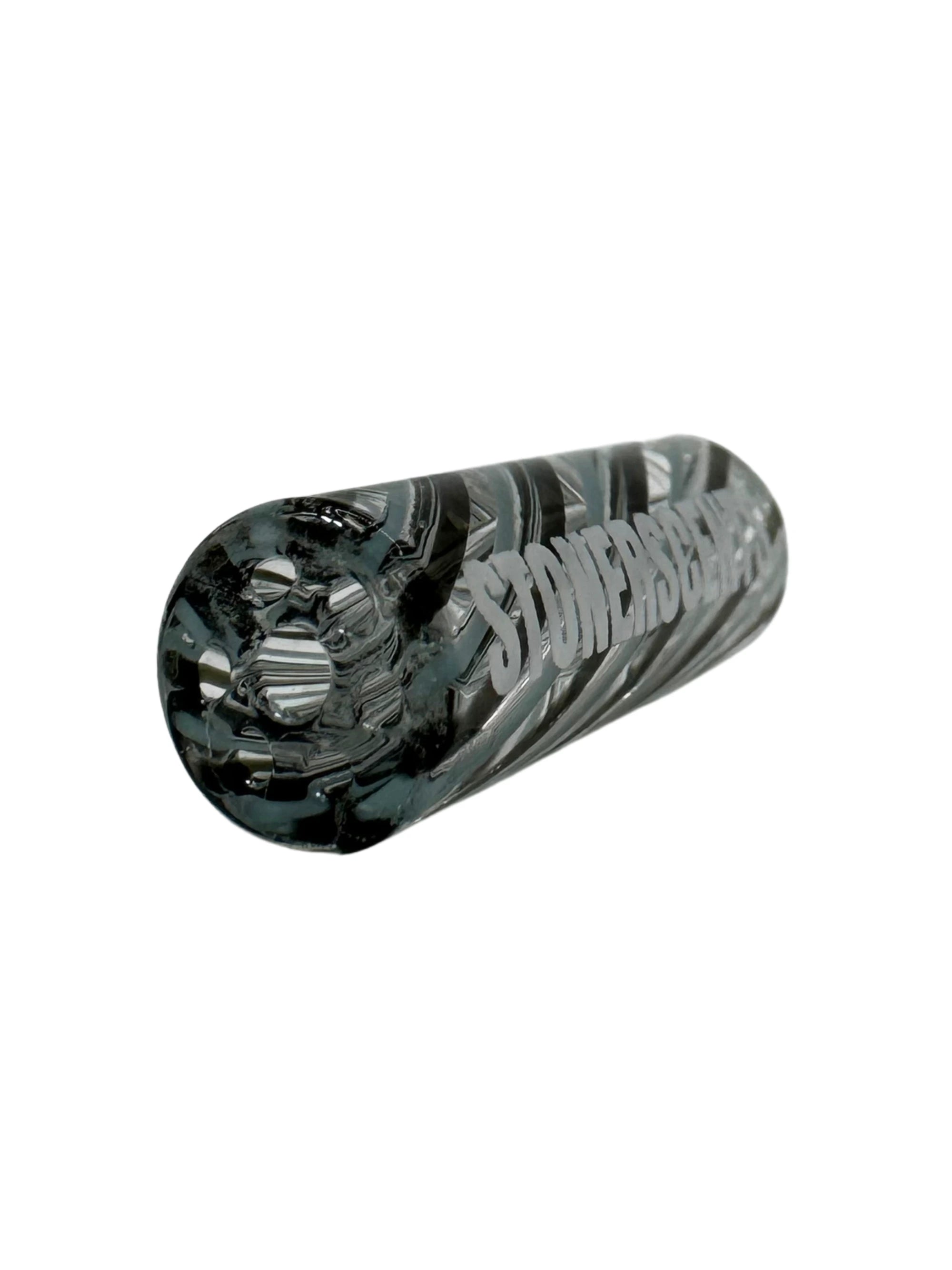 STONERSCENTS Glasfilter – Slim Twist Blue Black, Ø 10 mm