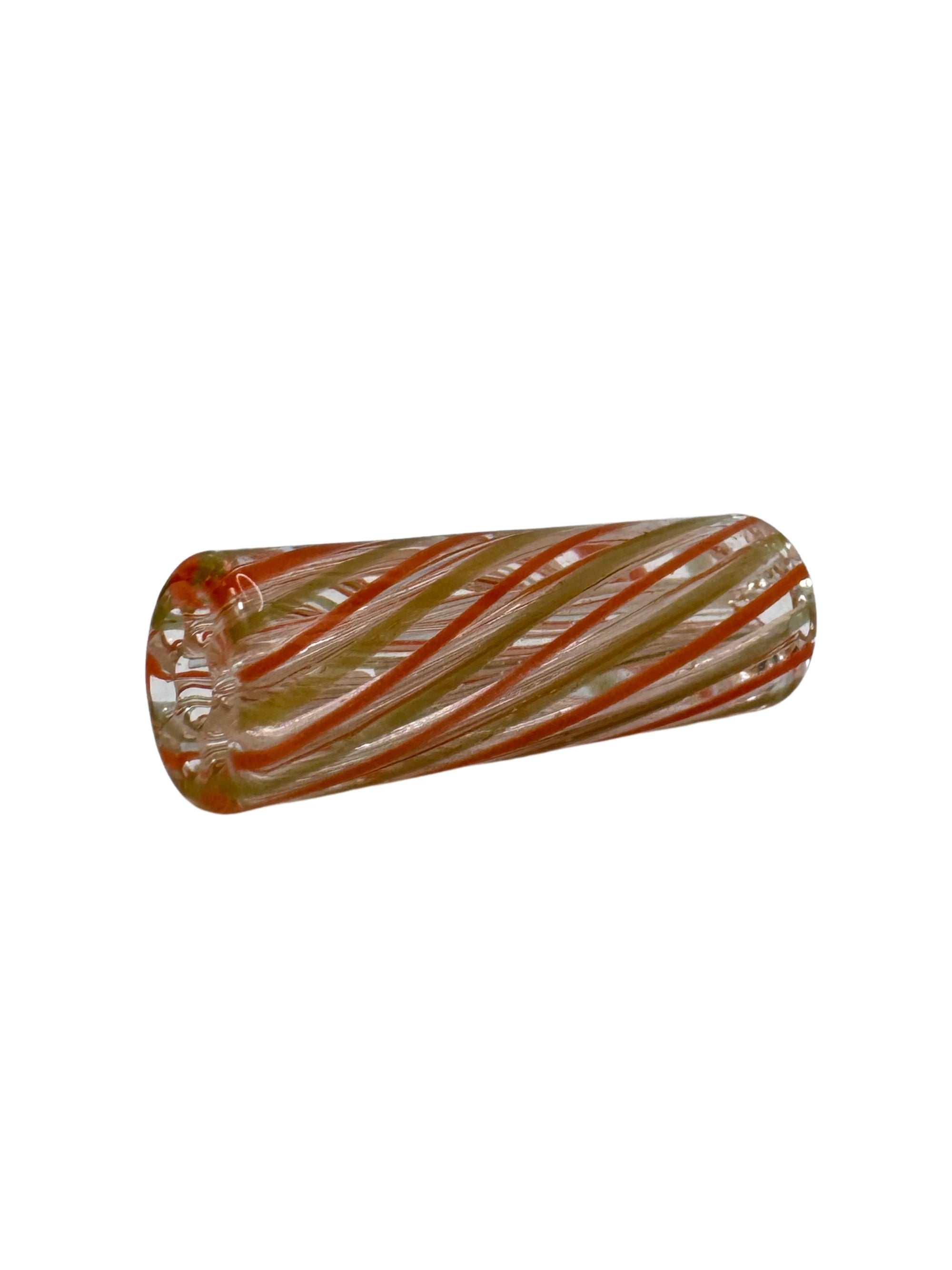 STONERSCENTS Glasfilter – Slim Twist Red Green, Ø 10 mm