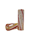 STONERSCENTS Glasfilter – Slim Twist Yellow Red, Ø 9 mm