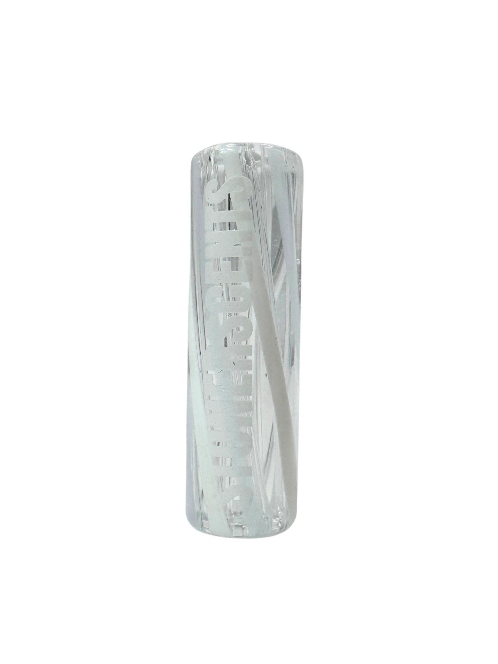 STONERSCENTS Glasfilter – Slim Twist White Silver, Ø 9 mm