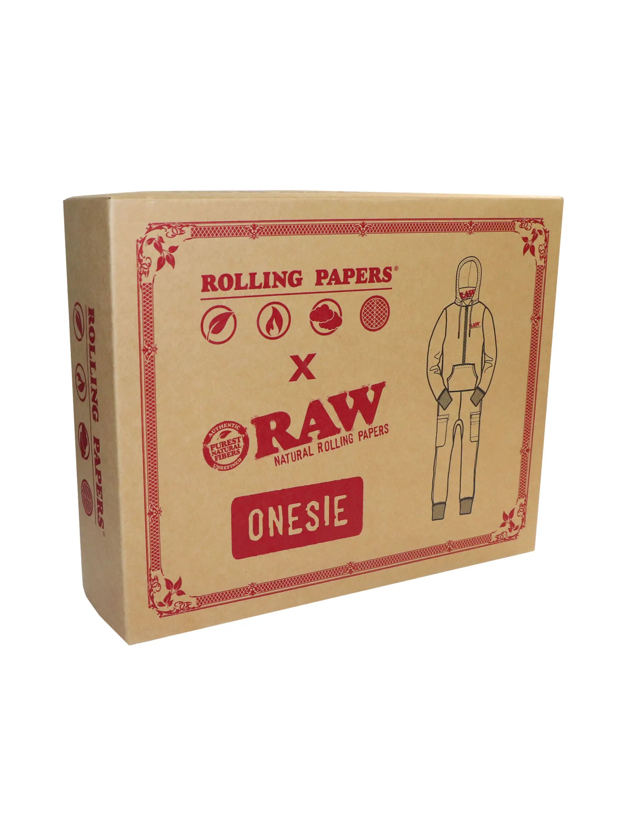 RAW Black Onesie – Schwarz/Rot