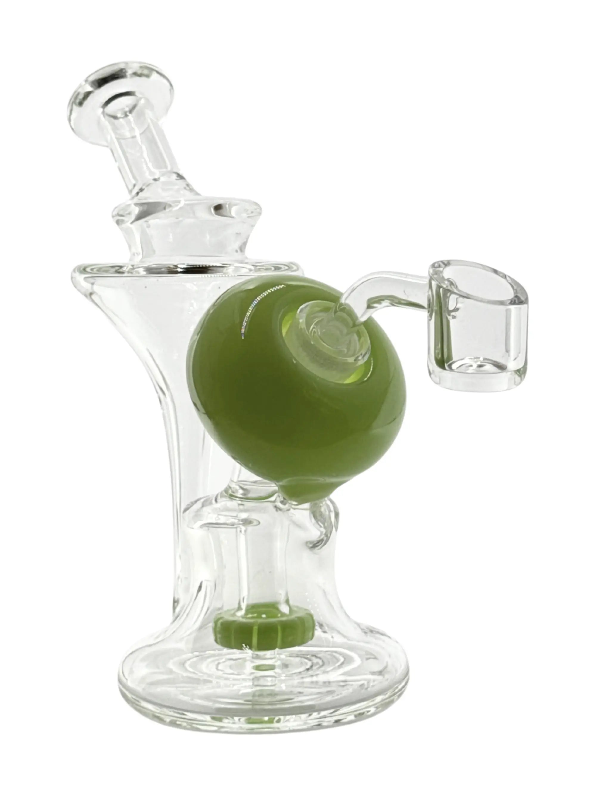 Black Leaf Recyclebong Dabbing Rig Grün