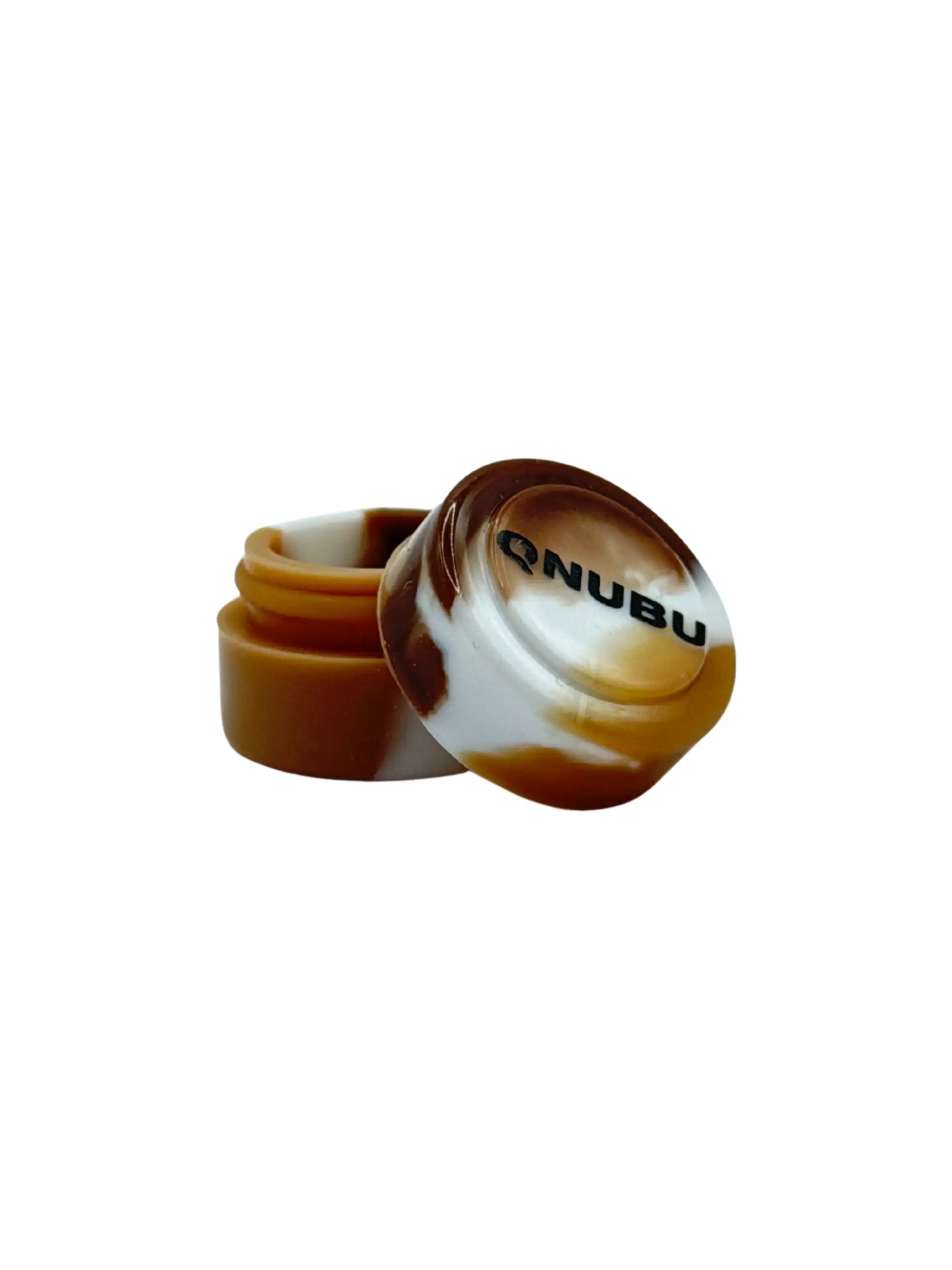 Qnubu Silikonbehälter Braun Weiß Ø 20 mm