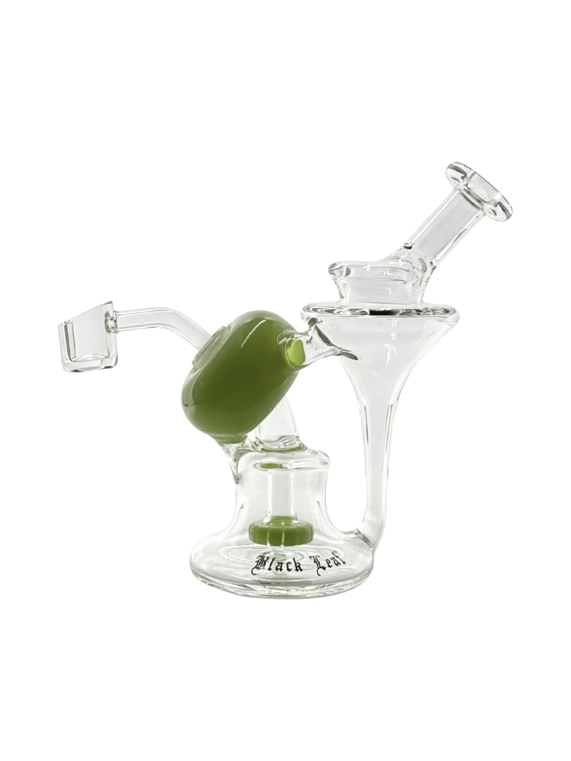 Black Leaf Recyclebong Dabbing Rig Grün