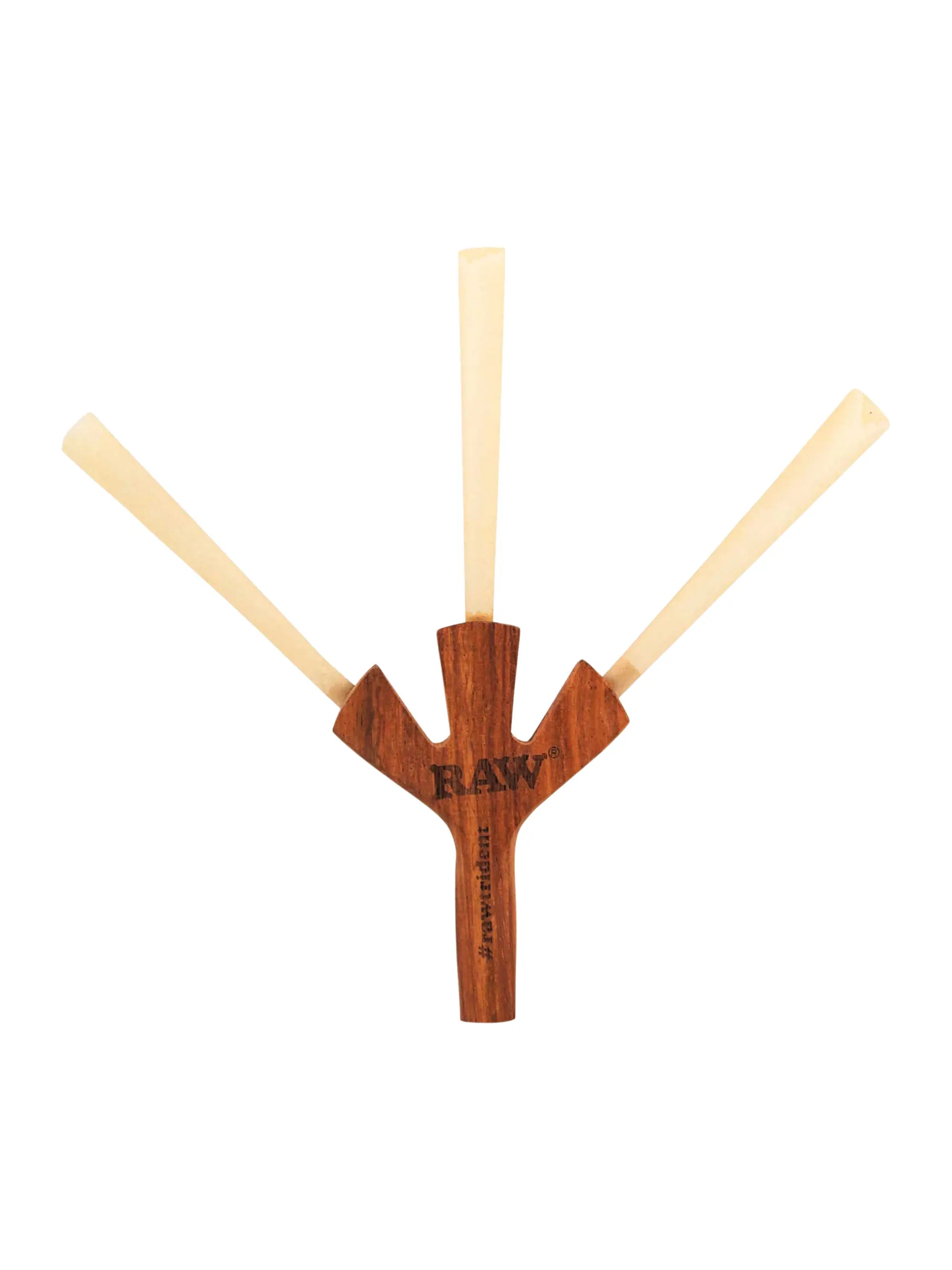 RAW Trident Wooden Cigarette Holder