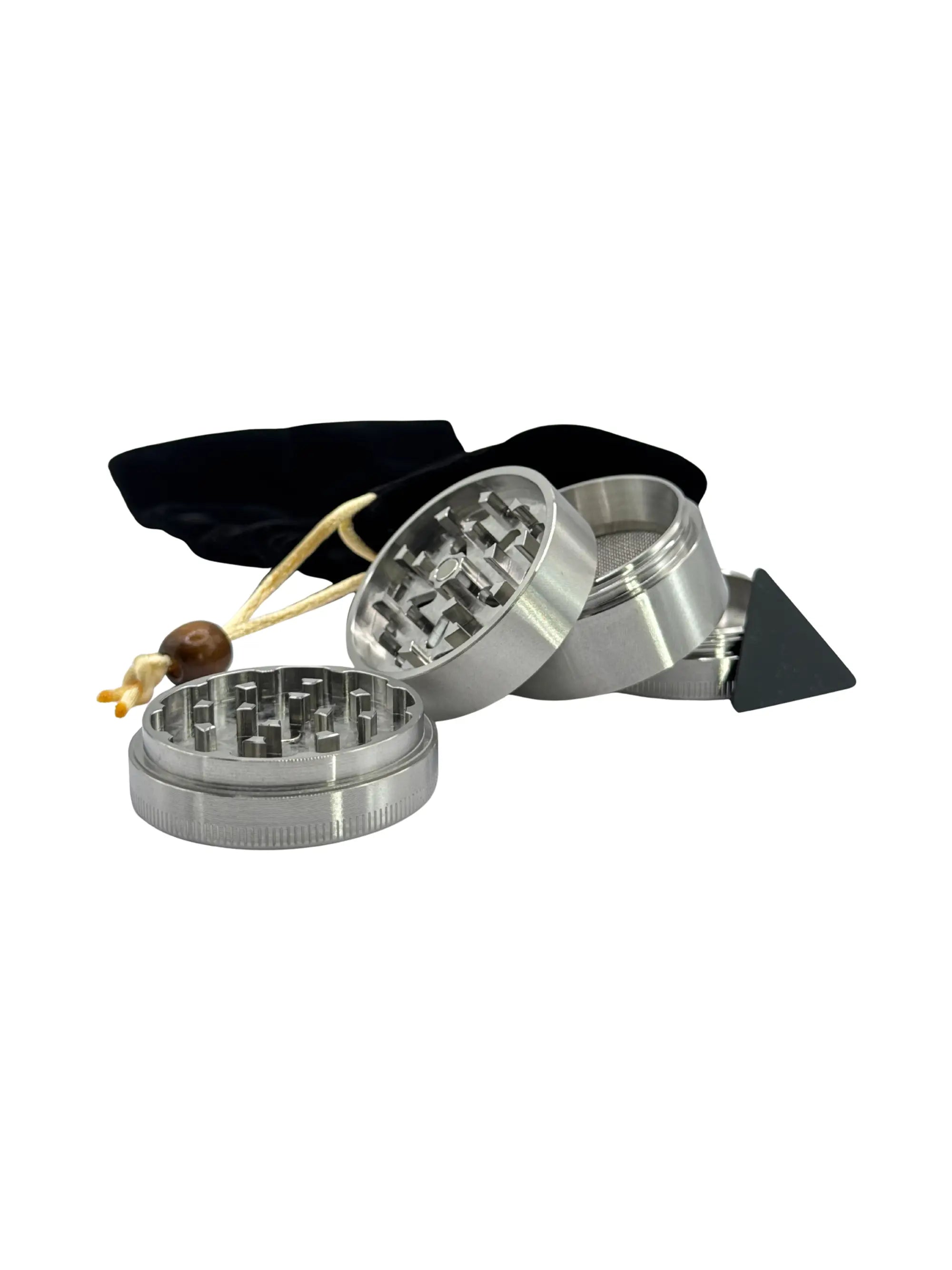 Atomic Edelstahl Grinder 4-teilig Ø 47 mm