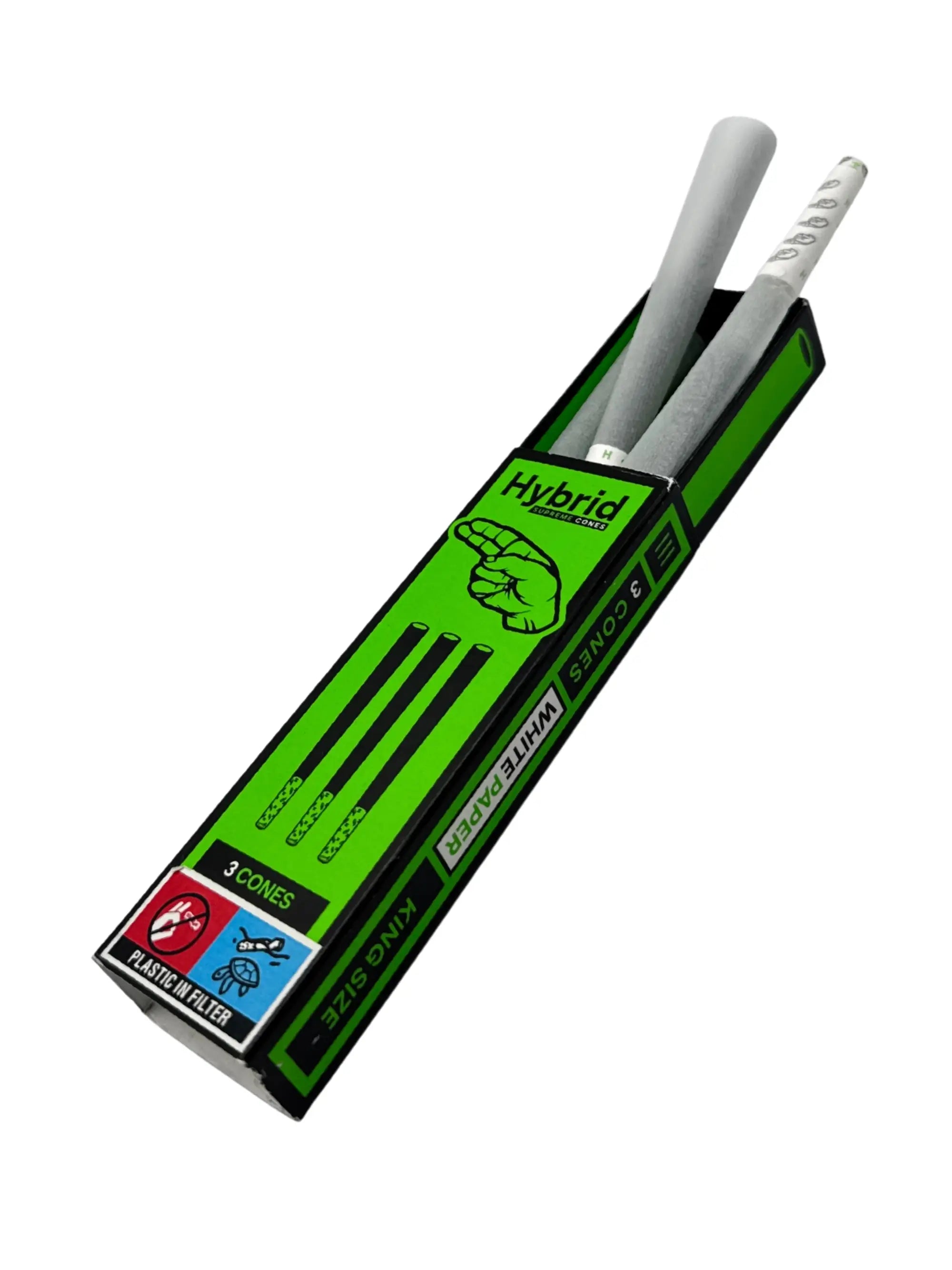 Hybrid Cones King Size mit Aktivkohlefilter 3er Box