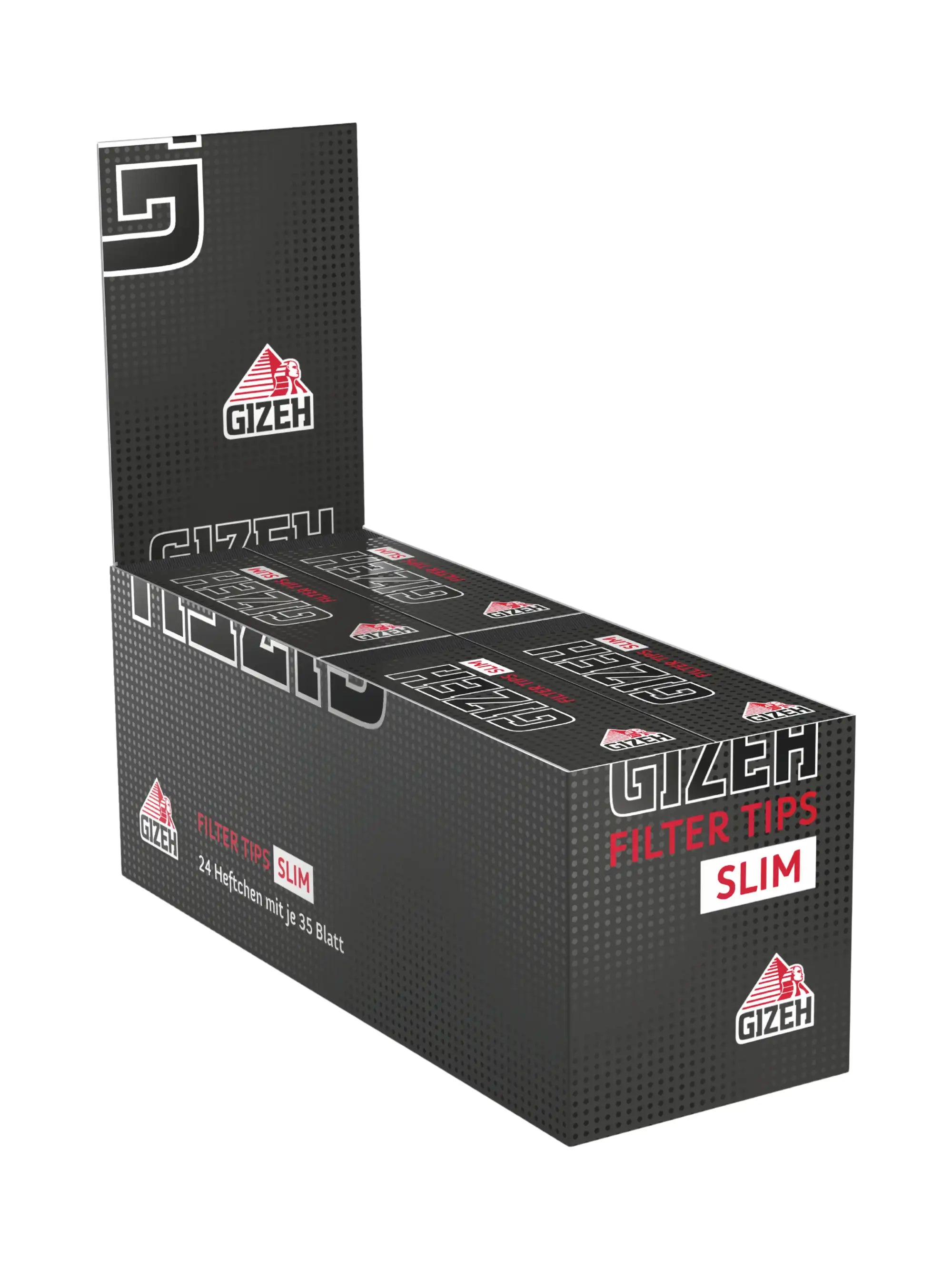 GIZEH Black Filter Tips Slim