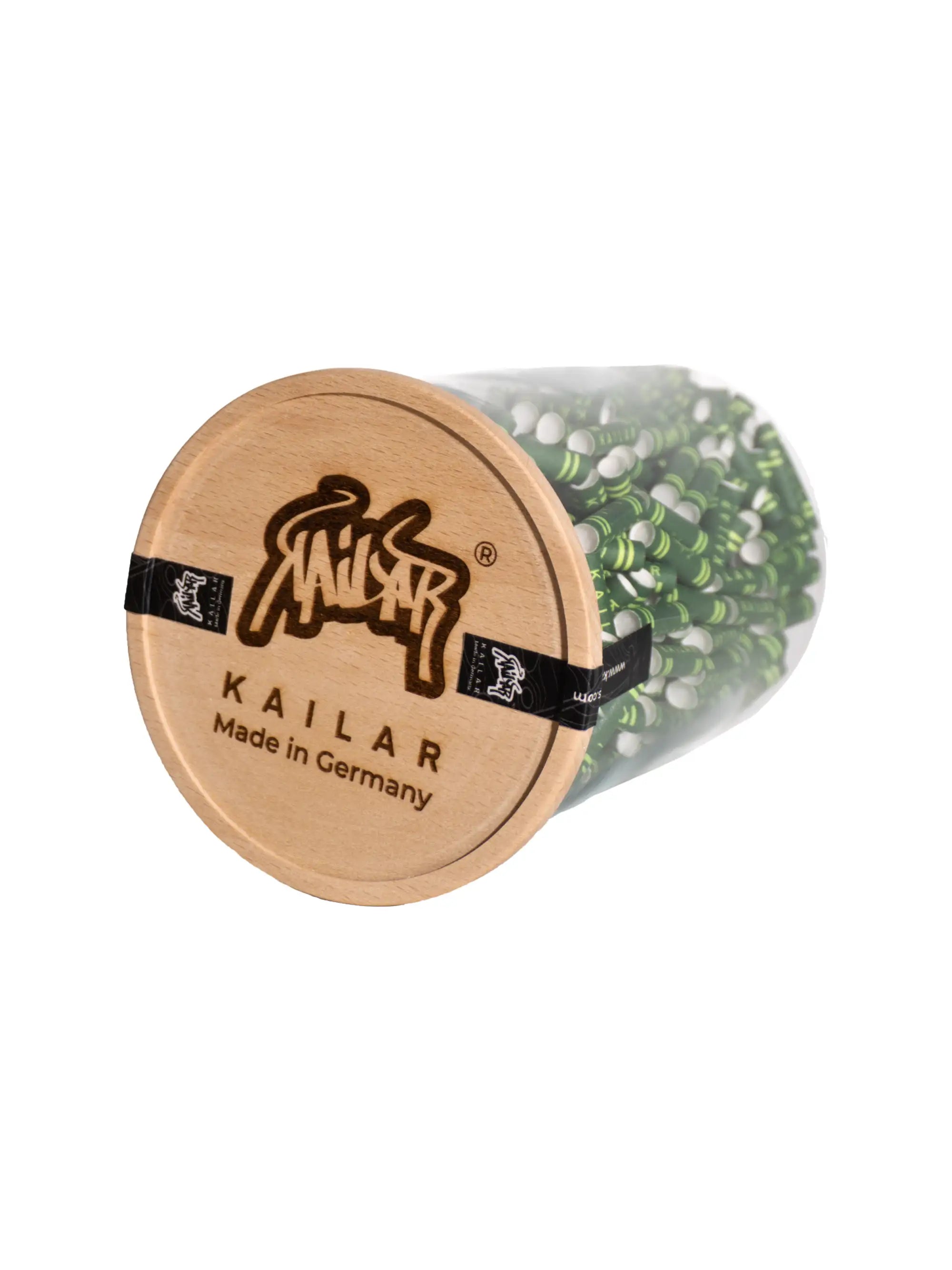 Kailar Aktivkohlefilter Ø 5,9 mm Grün 500 Stück im Glas