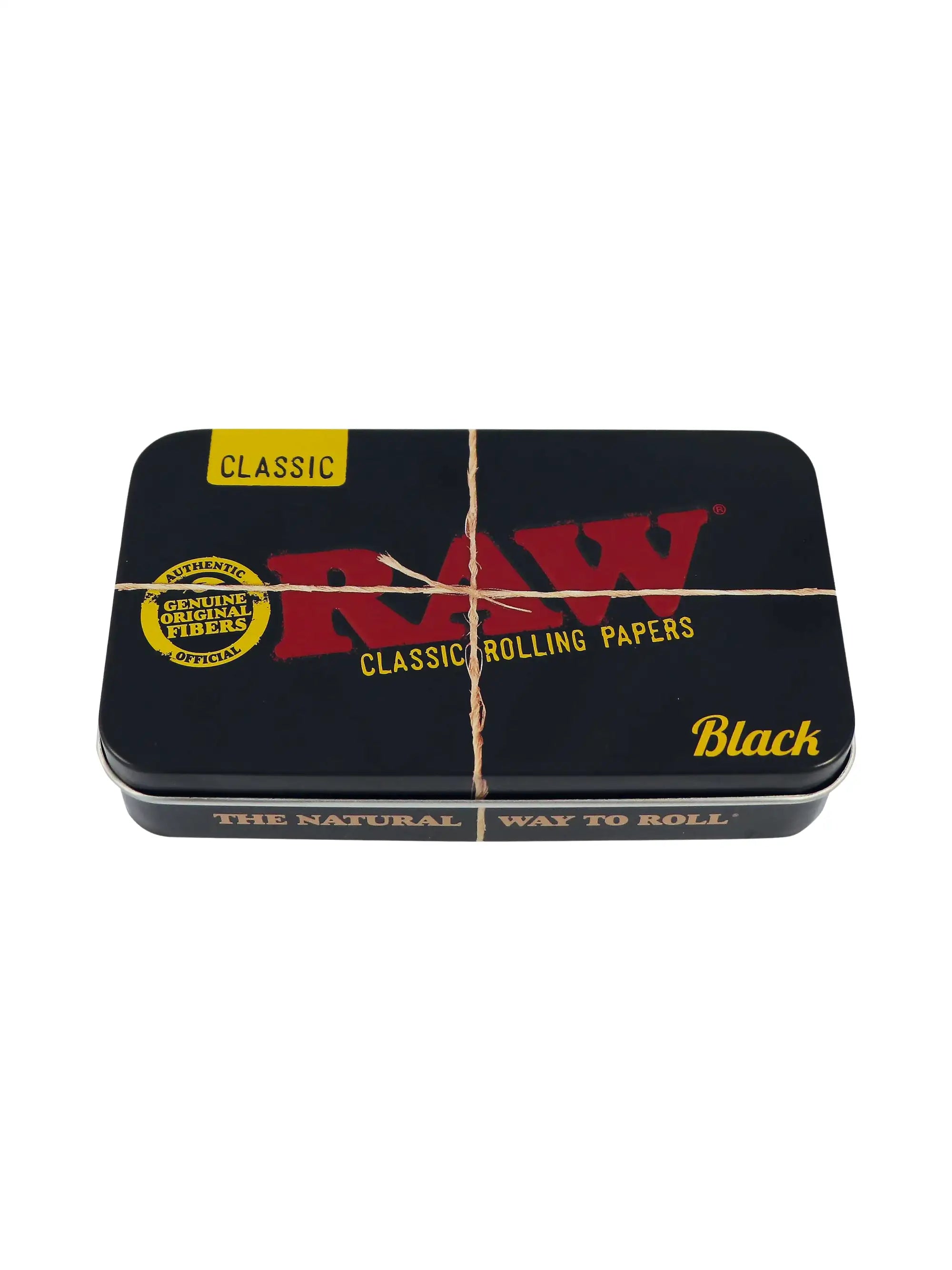 RAW Black Paper Case Metalldose für Papers und Tips