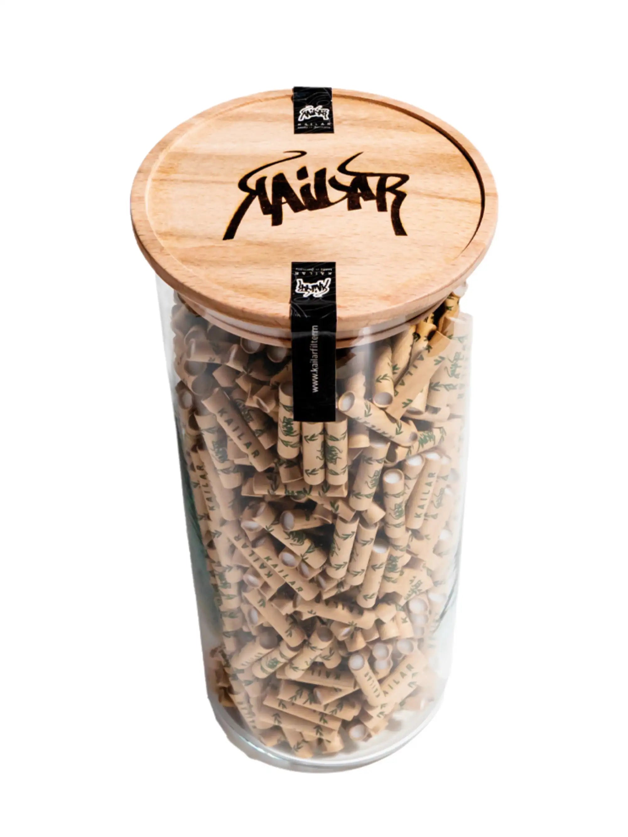 Kailar Aktivkohlefilter Ø 5,9 mm Unbleached 825 Stück im Glas