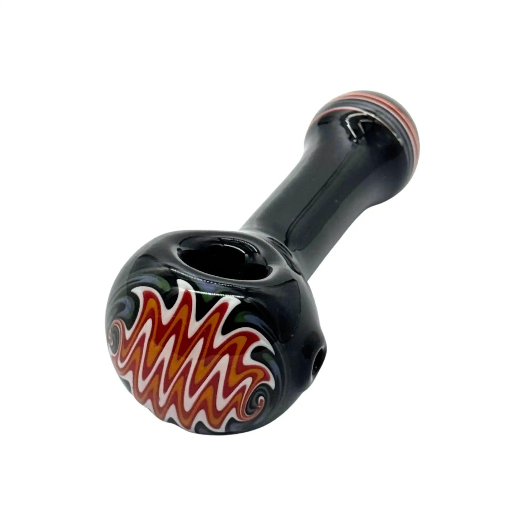 G-SPOT® Glaspfeife Black Spiral