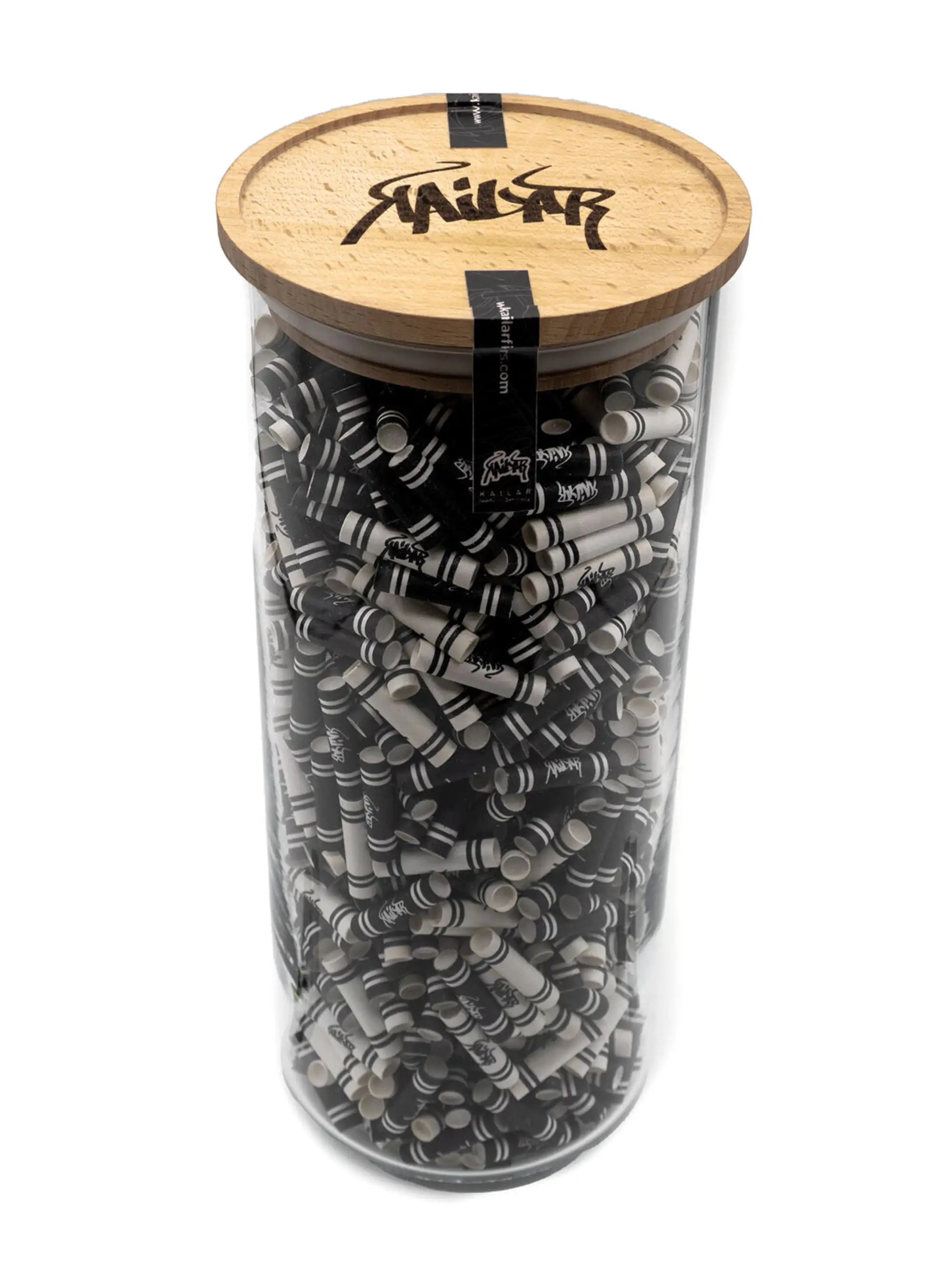 Kailar Aktivkohlefilter Ø 5,9 mm Schwarz/Weiß Mixed 825 Stück im Glas