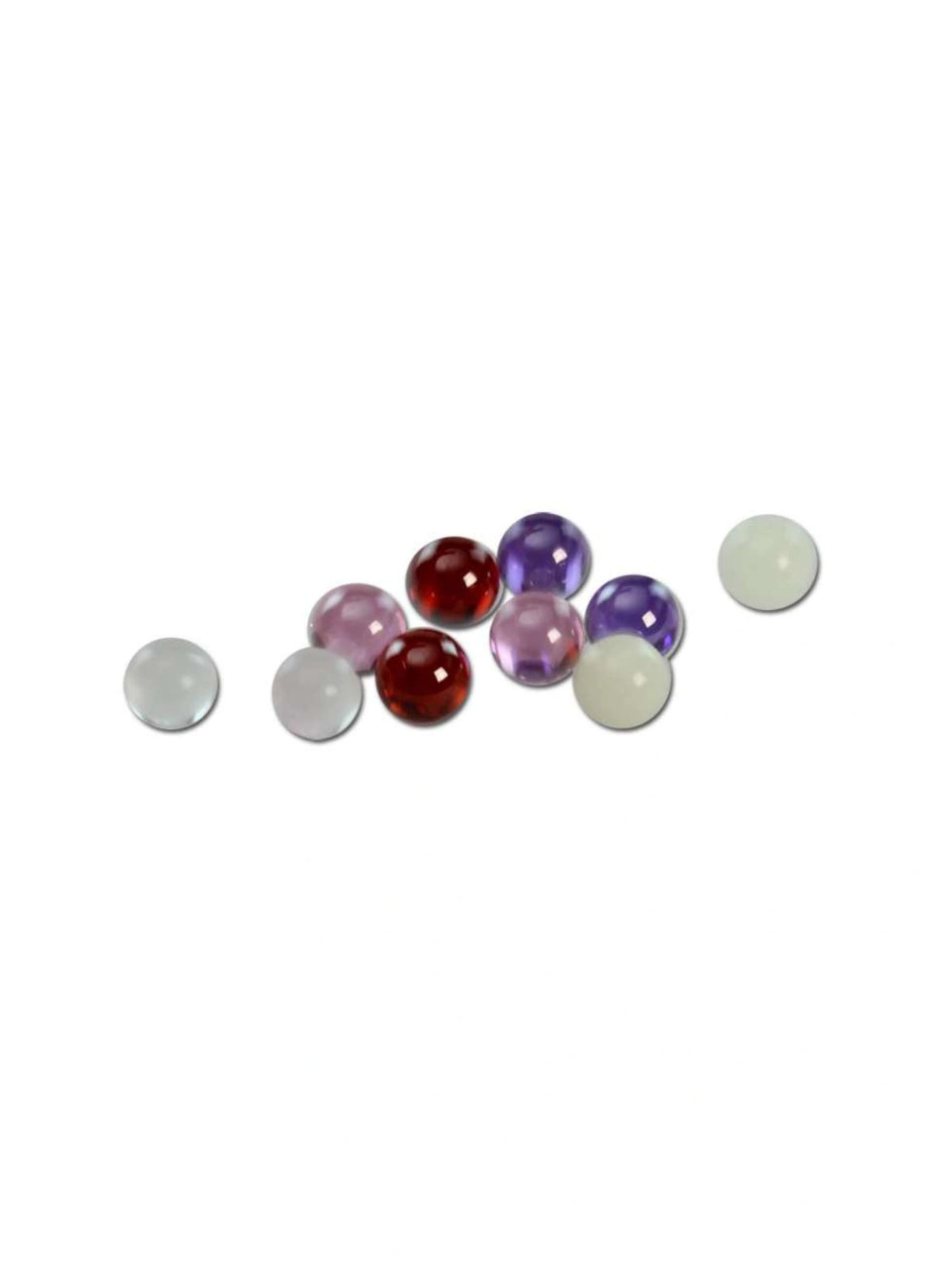 Black Leaf Terp Pearls im Farbmix aus Quarzglas mit 6 mm Durchmesser