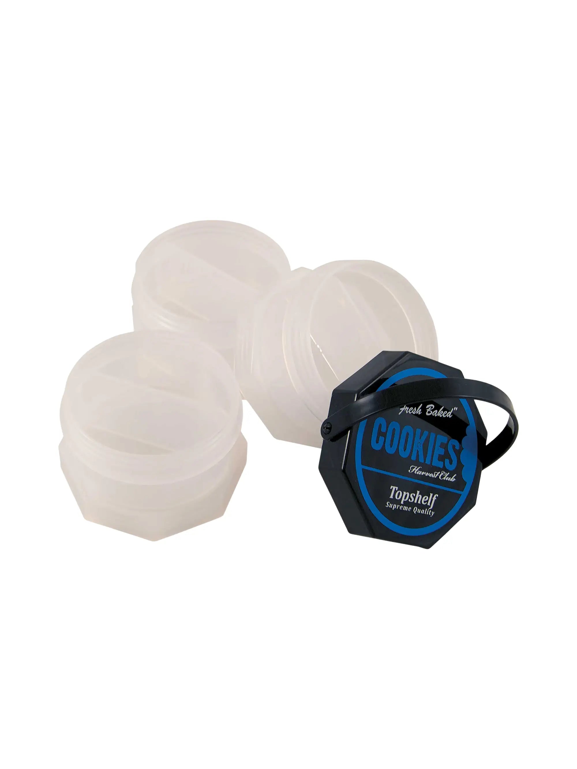 Cookies Storage Jar Regular geöffnet – zeigt das luftdichte Innenfach für Kräuter