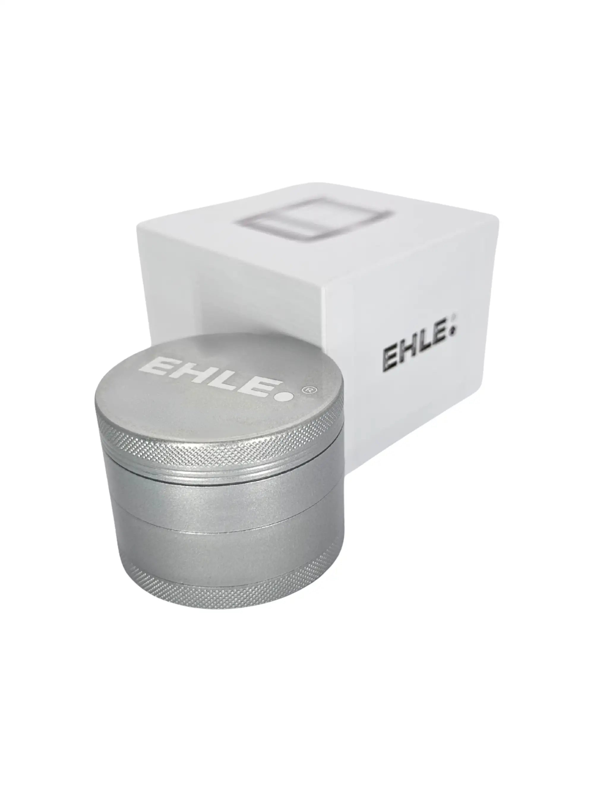 EHLE Grinder Set inklusive Geschenkbox, Reinigungsbürste, Pollenschaber und Transportsäckchen, Ø 63 mm
