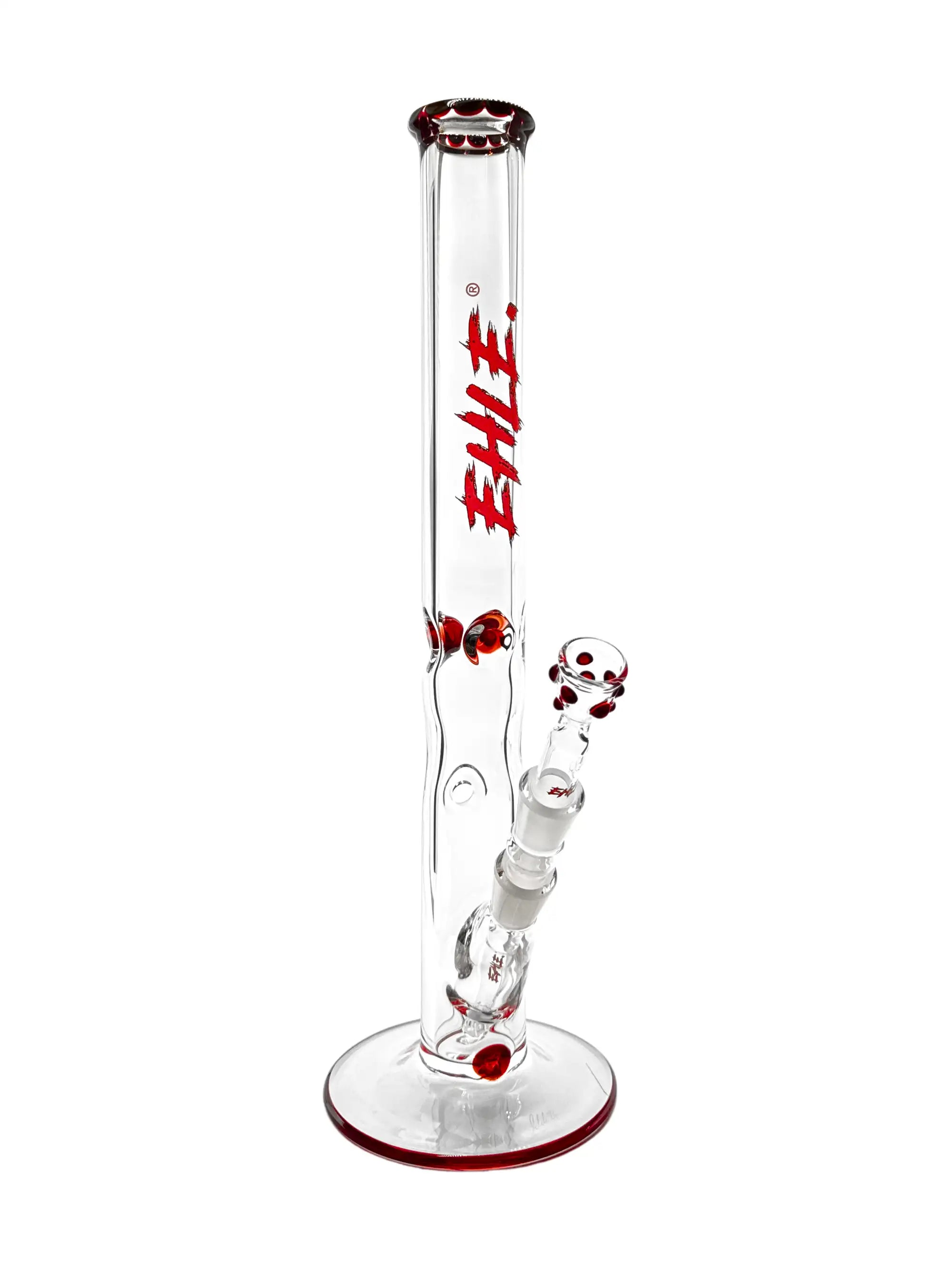 EHLE Red Series #8 Zylinder Bong mit 7 mm Glasstärke