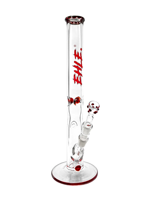 EHLE Red Series #8 Zylinder Bong mit 7 mm Glasstärke