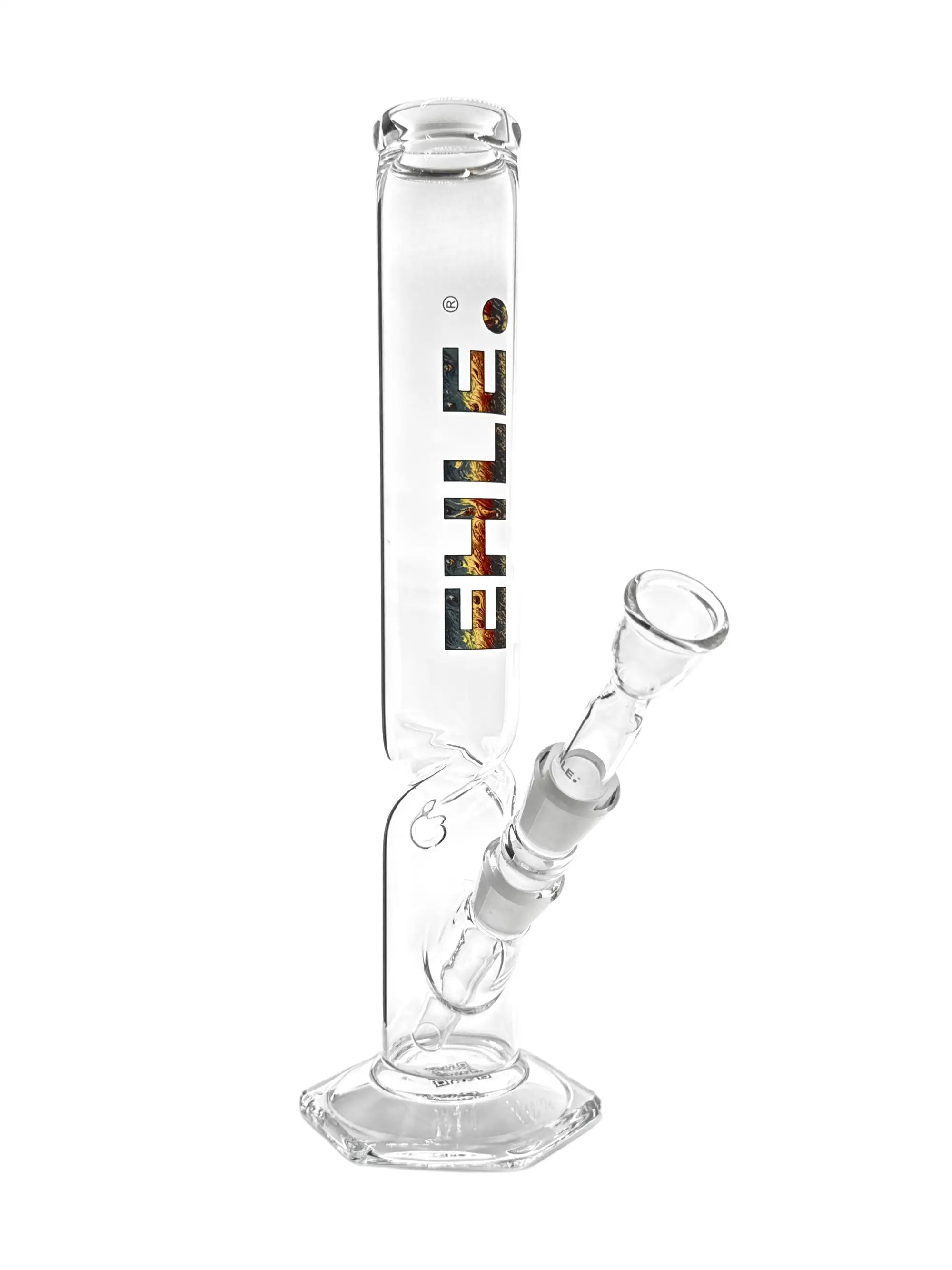 EHLE Twister Bong mit spiralförmig gedrehtem Glas