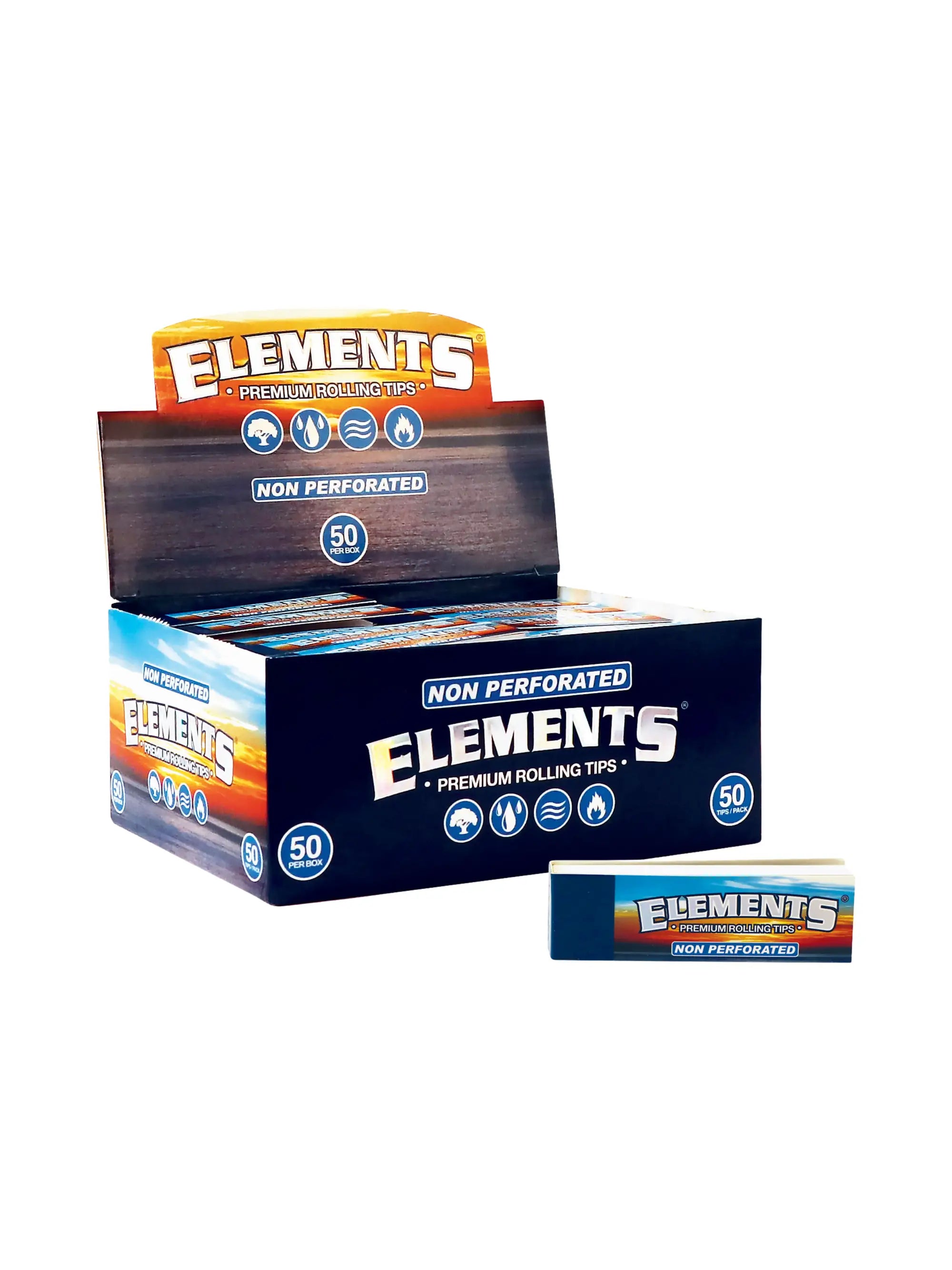 ELEMENTS Tips Regular ungebleichte Filter Tips