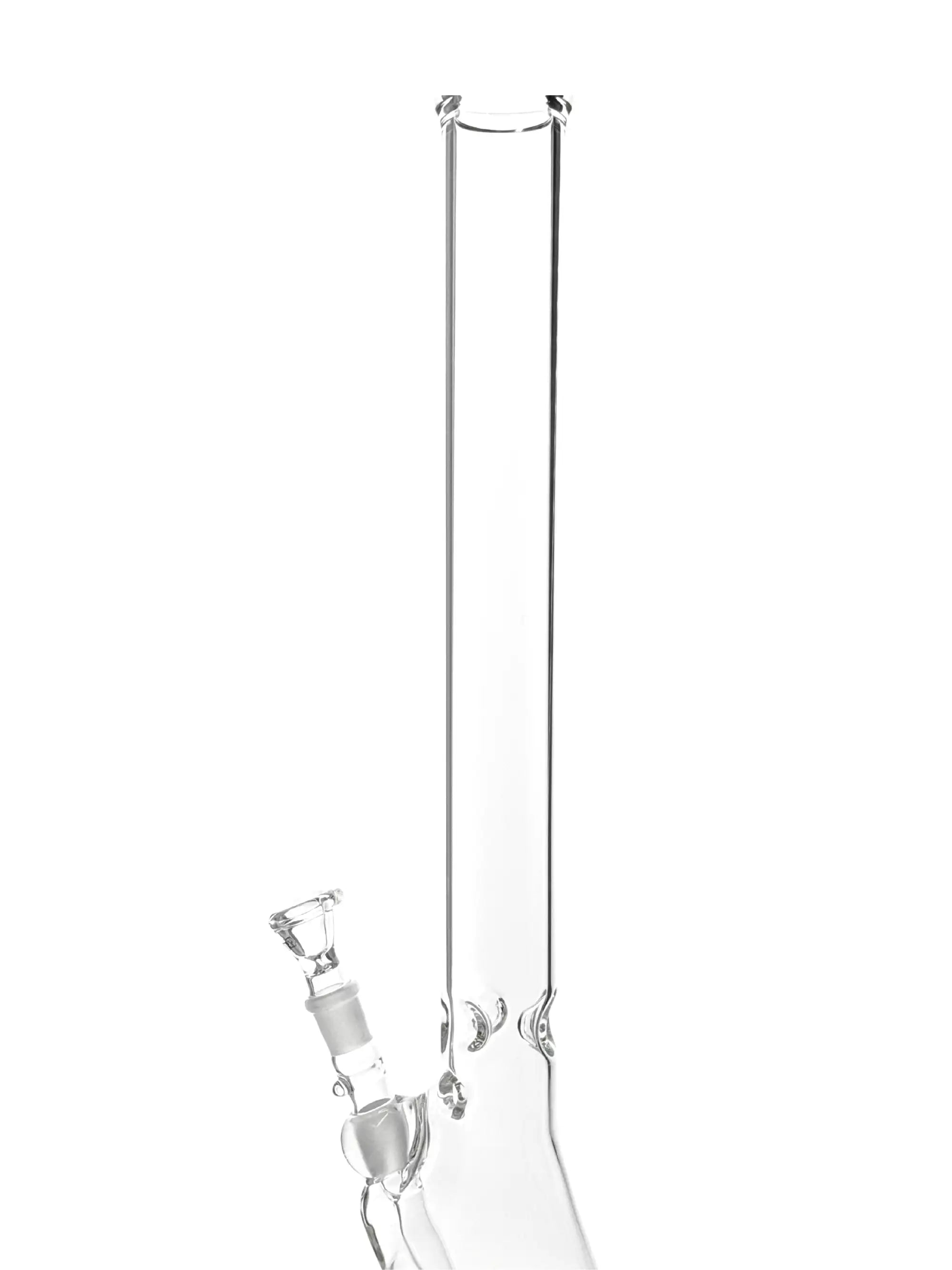 Detailansicht der G-SPOT Beakerbong mit Panzerschliff NS 18.8 und Diffusor für sanfte Rauchverwirbelung.