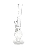 G-SPOT Eibong Flame Polished 500 mm aus 5 mm Borosilikatglas mit NS 18.8 Panzerschliff, Eiskerben, Diffusor und Kickloch für kühle, sanfte Züge.
