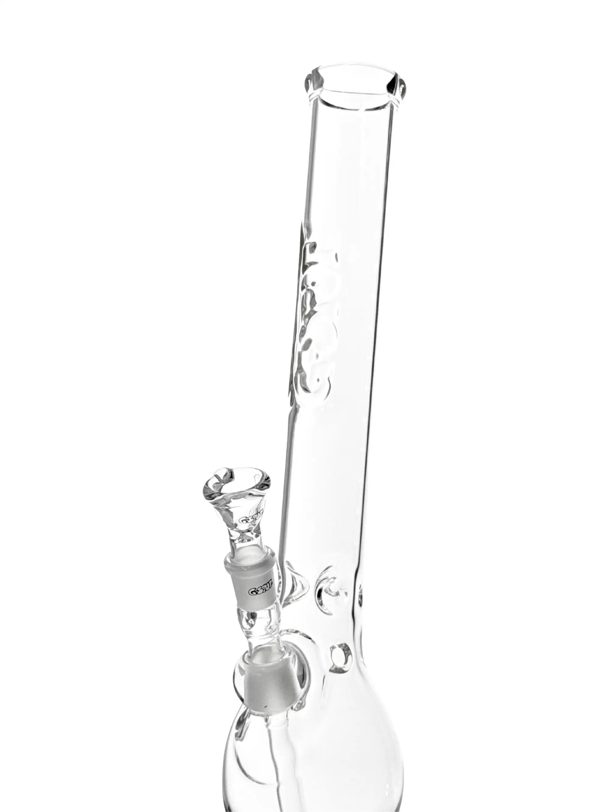 G-SPOT Eibong mit Flame Polished mit Lochdiffusor-Chillum, Kickloch und Eiskerben