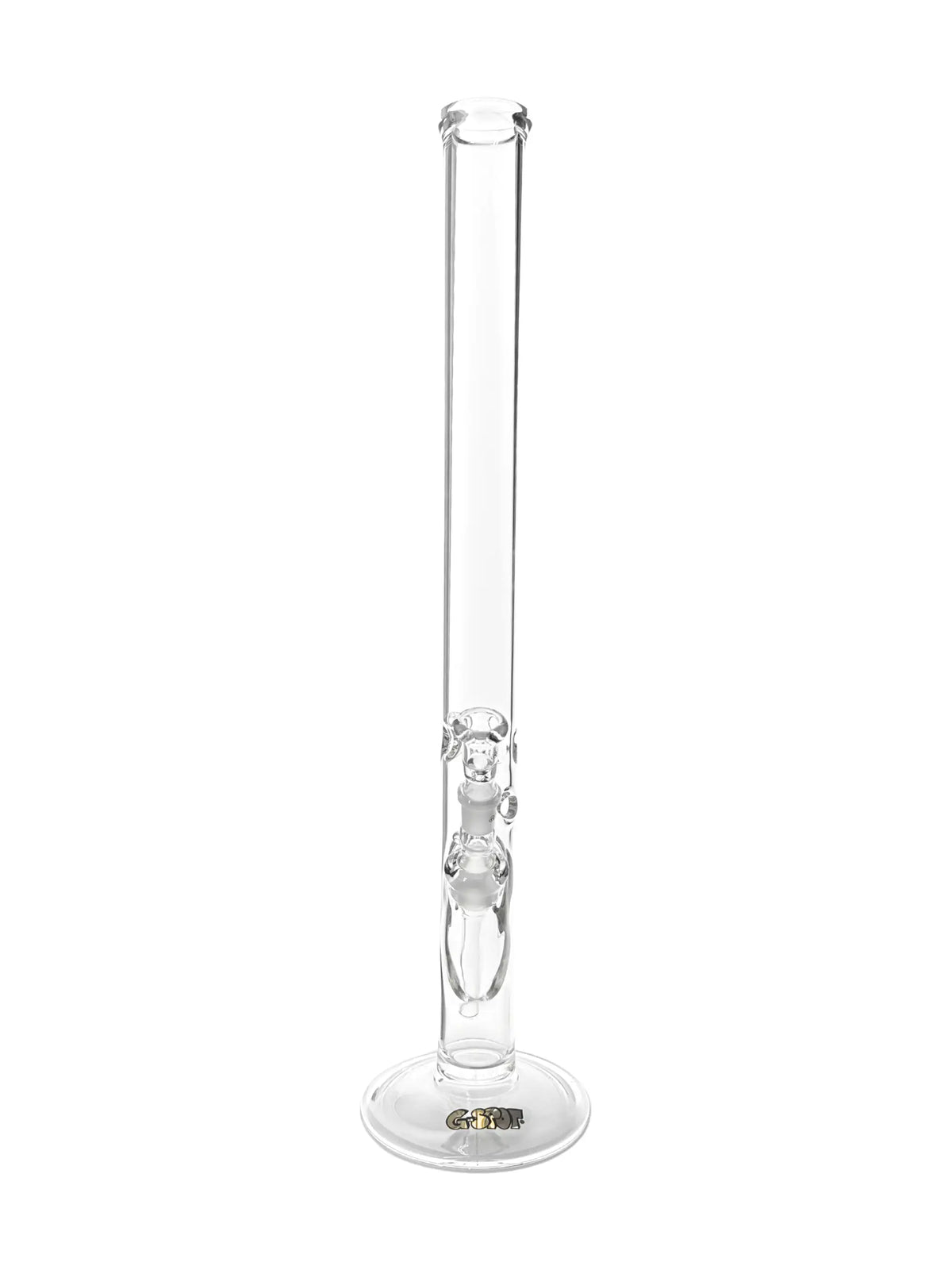G-SPOT Zylinderbong Goldserie mit 50 cm Höhe und stabilem Scheibenfuß