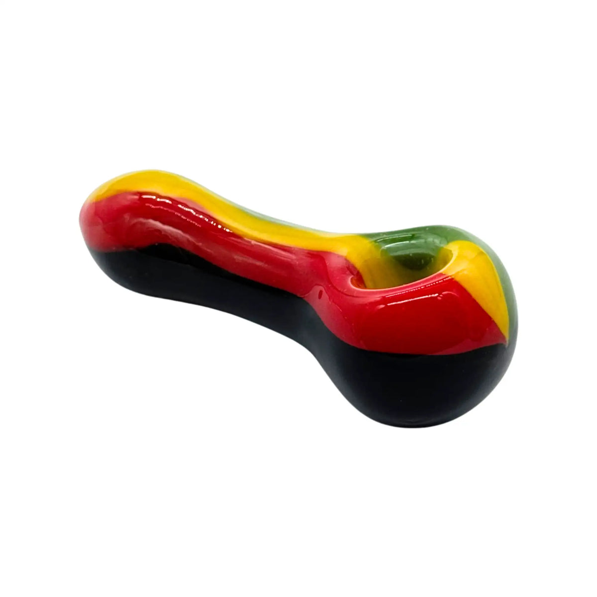 G-SPOT Purpfeife in farbenfrohem Rasta-Look