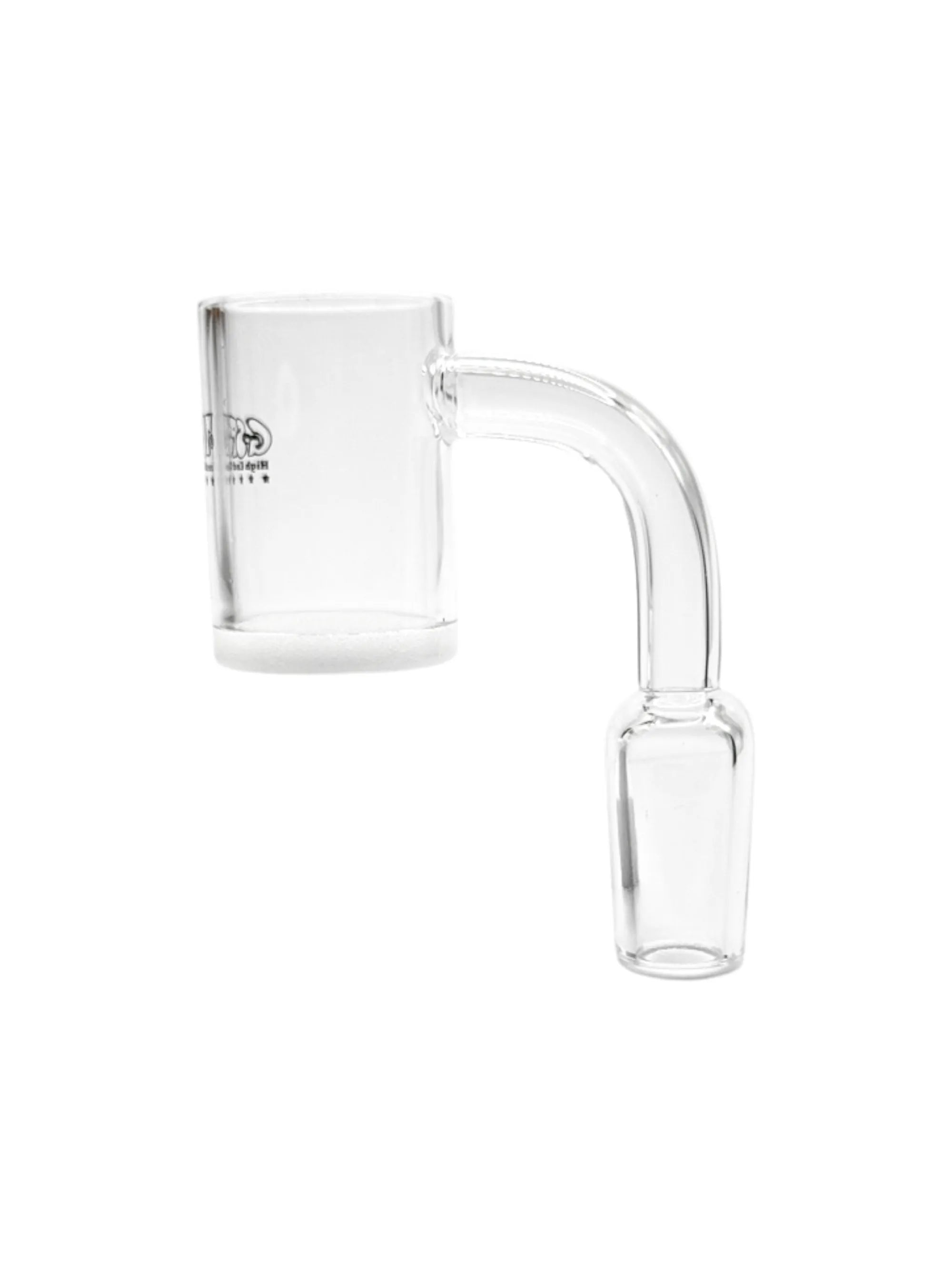 Quarzbanger NS 18.8 male von G-SPOT mit 45 Grad Winkel passend für Bongs, stabil und ideal für regelmäßige Nutzung.