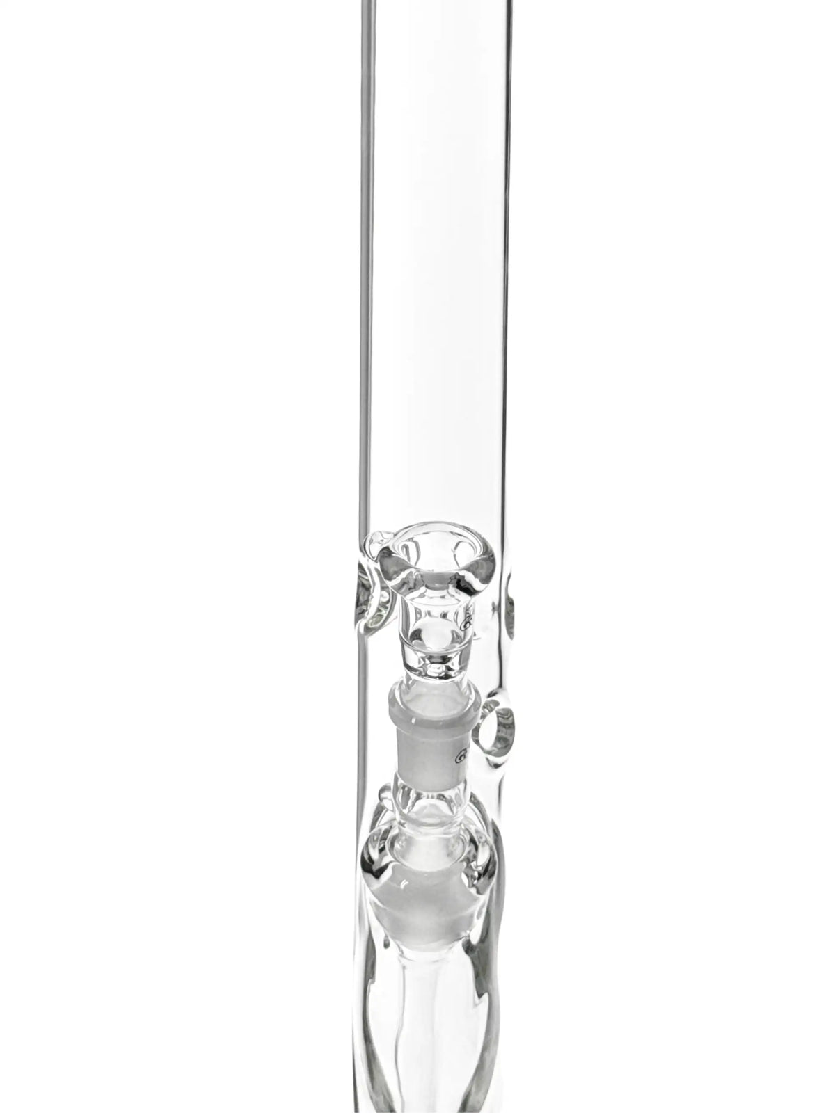 G-SPOT Zylinderbong aus 5 mm Borosilikatglas und stabilem Panzerschliff