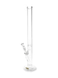 600 mm G-SPOT Zylinderbong aus 5 mm Borosilikatglas mit NS 18.8 Panzerschliff, Eiskerben, Diffusor-Chillum und Kickloch.