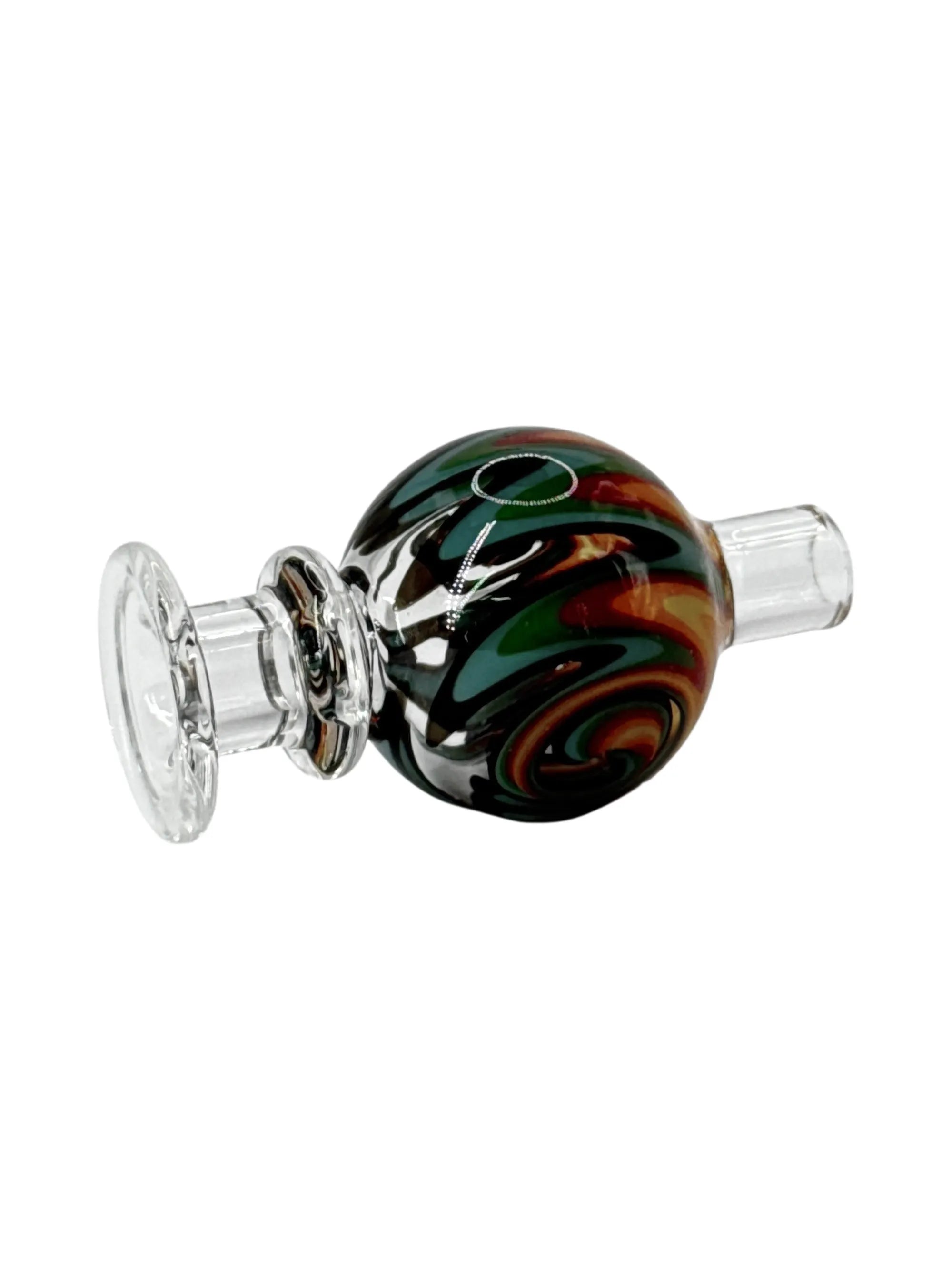 G-SPOT Carb Cap Colour 4 aus Borosilikatglas 3.3 mit bunter Farbglasapplikation, passend für gängige Banger