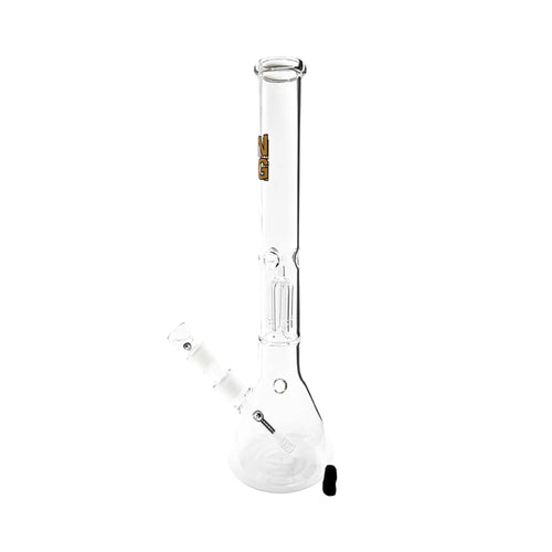 Heisenberg Gold Single Perc Bong mit Eisfach und Kickloch