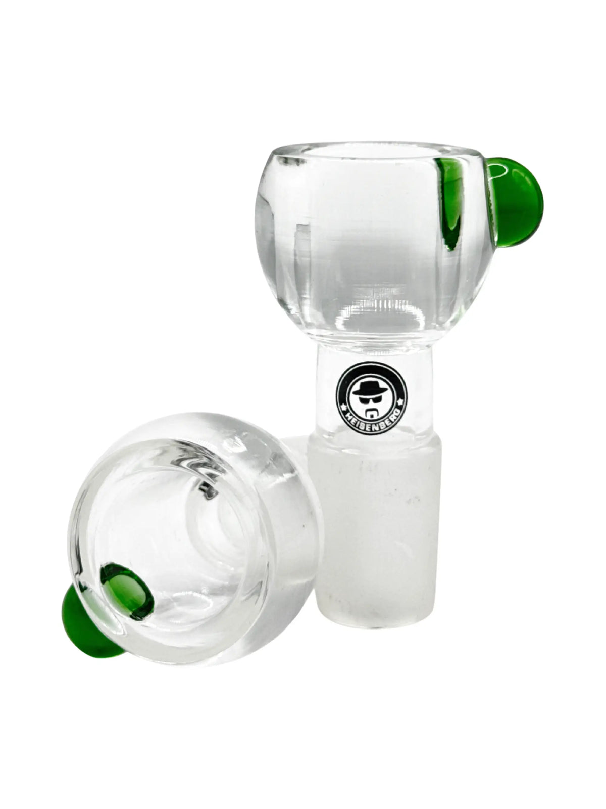 HNBG Pumpkin Bowl NS 18.8 mit grünem Rollstopper und dickem Glas