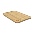 HNBG Rolling Tray aus Bambus 36 x 24 cm mit erhöhtem Rand 