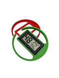 Steckbares Hygrometer mit Temperaturanzeige von 3DFreequency zur Kontrolle der Luftfeuchtigkeit und Temperatur im Glas.