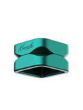 Krush Kube 2.0 Emerald Green Grinder – 2-teiliges Aluminium, Cube-Design, kompakt und stabil