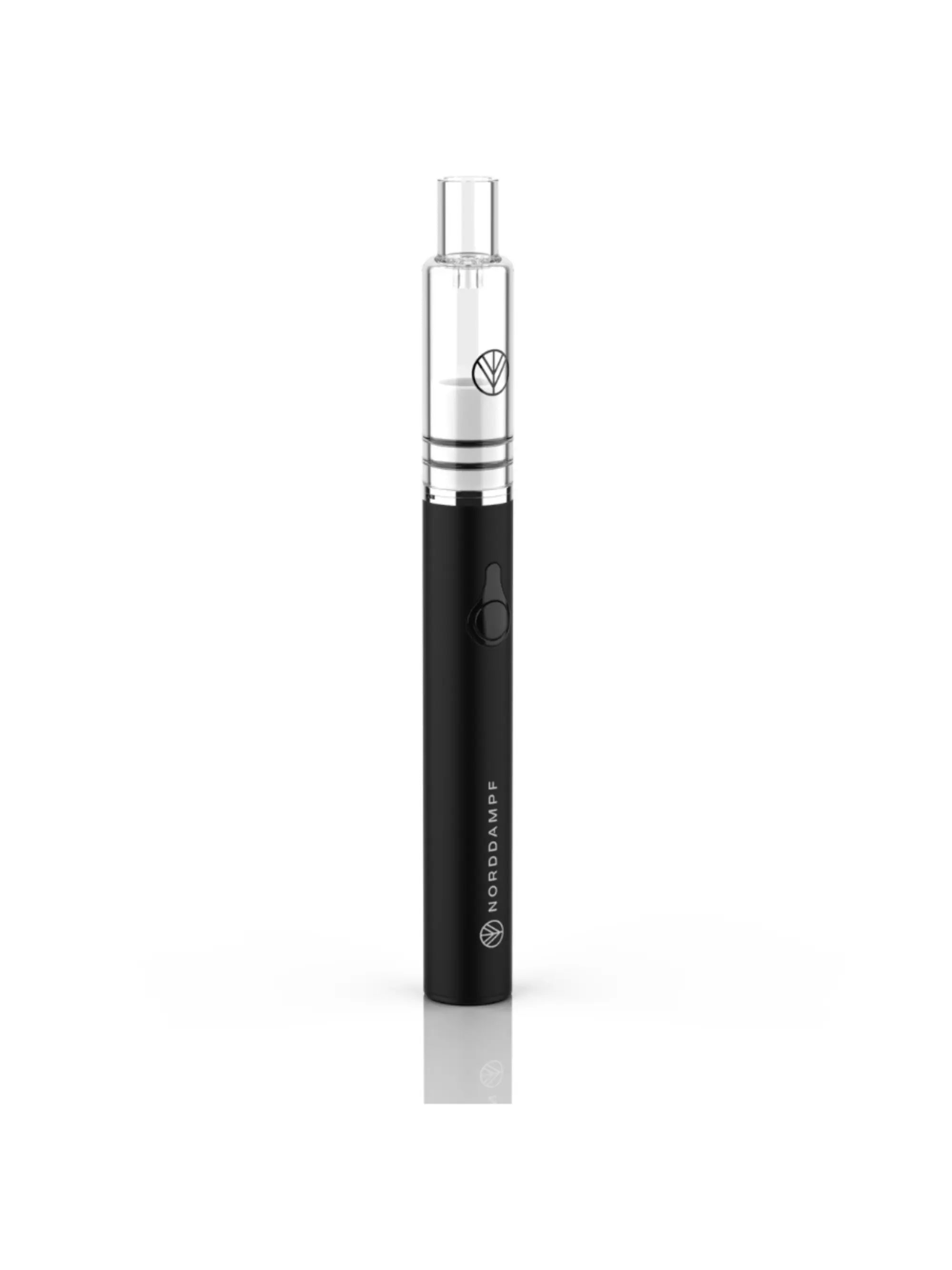 Norddampf DAB PEN Mini in Deep Black – kompakter Dab Pen für Konzentrate und 510er-Kartuschen.