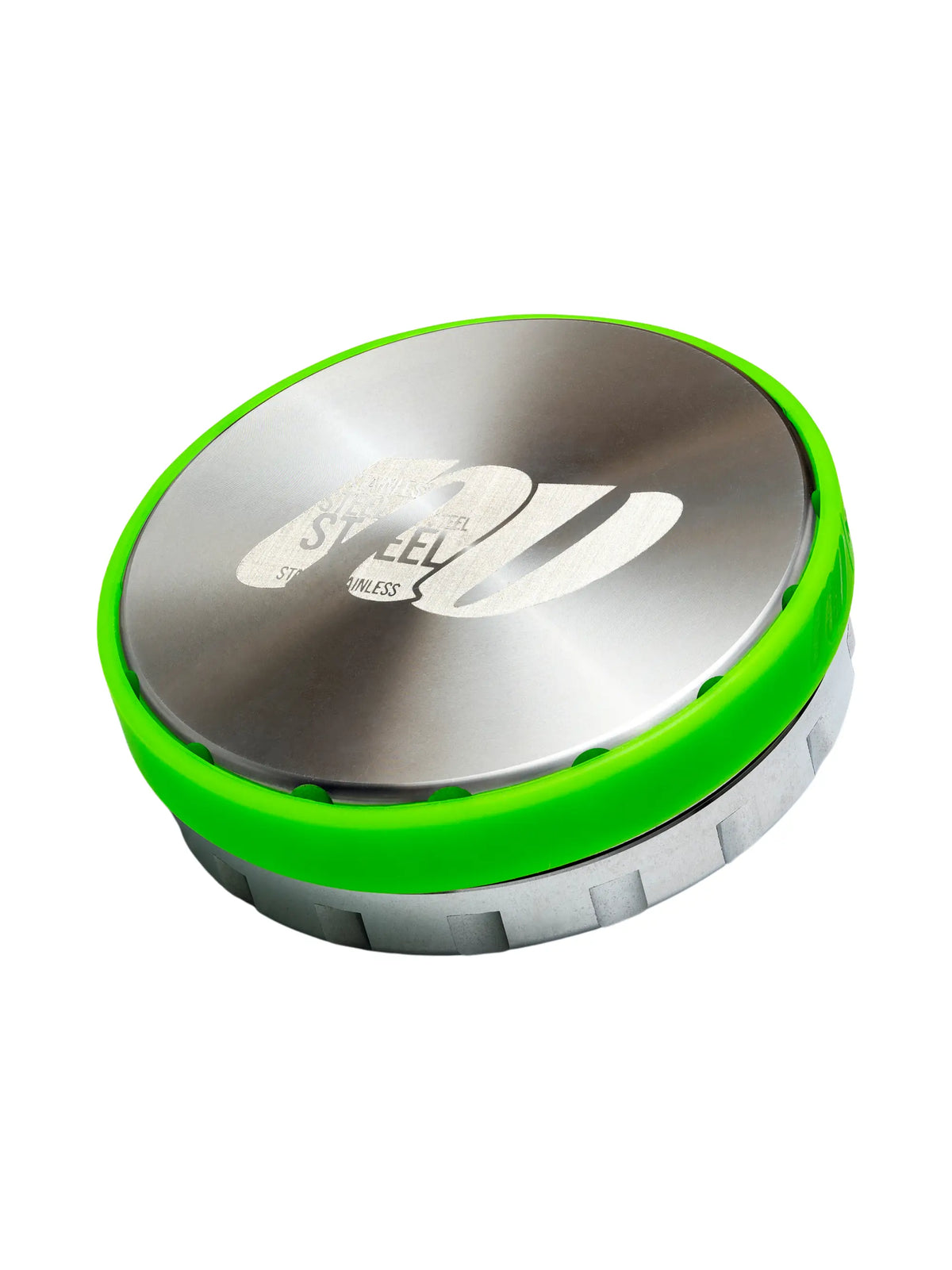 NV Edelstahl Grinder mit Magnetverschluss und Reinigungsbürste