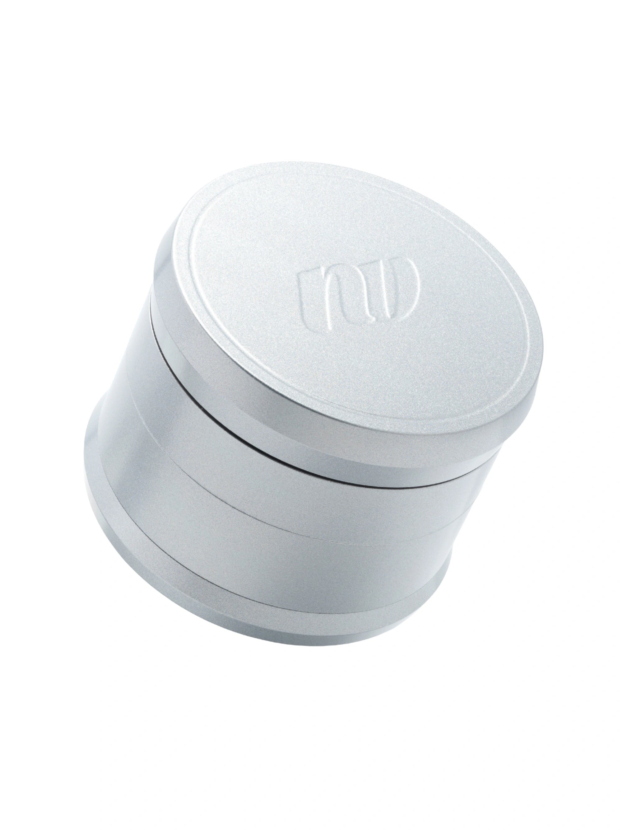 NV Magnetic Keramik Grinder V.4 Ø 63 mm in Silber Gesamtansicht