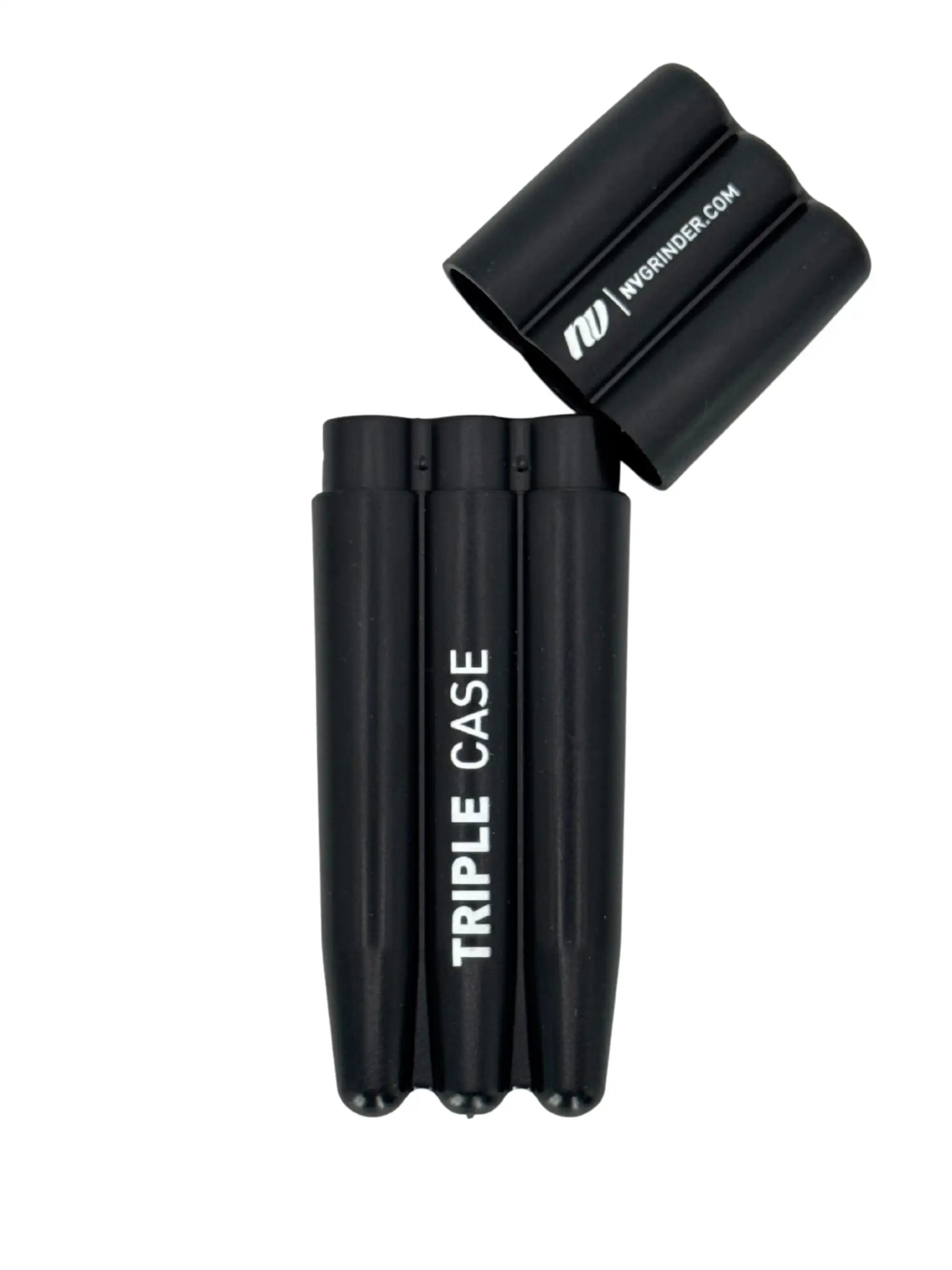 NV Triple Joint Case geöffnet – zeigt sicheren Stauraum für 3 Prerolls