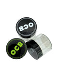 OCB Storage Glas aus Borosilikat mit luftdichtem Deckel in kompakter Größe für sichere Aufbewahrung von Kräutern.