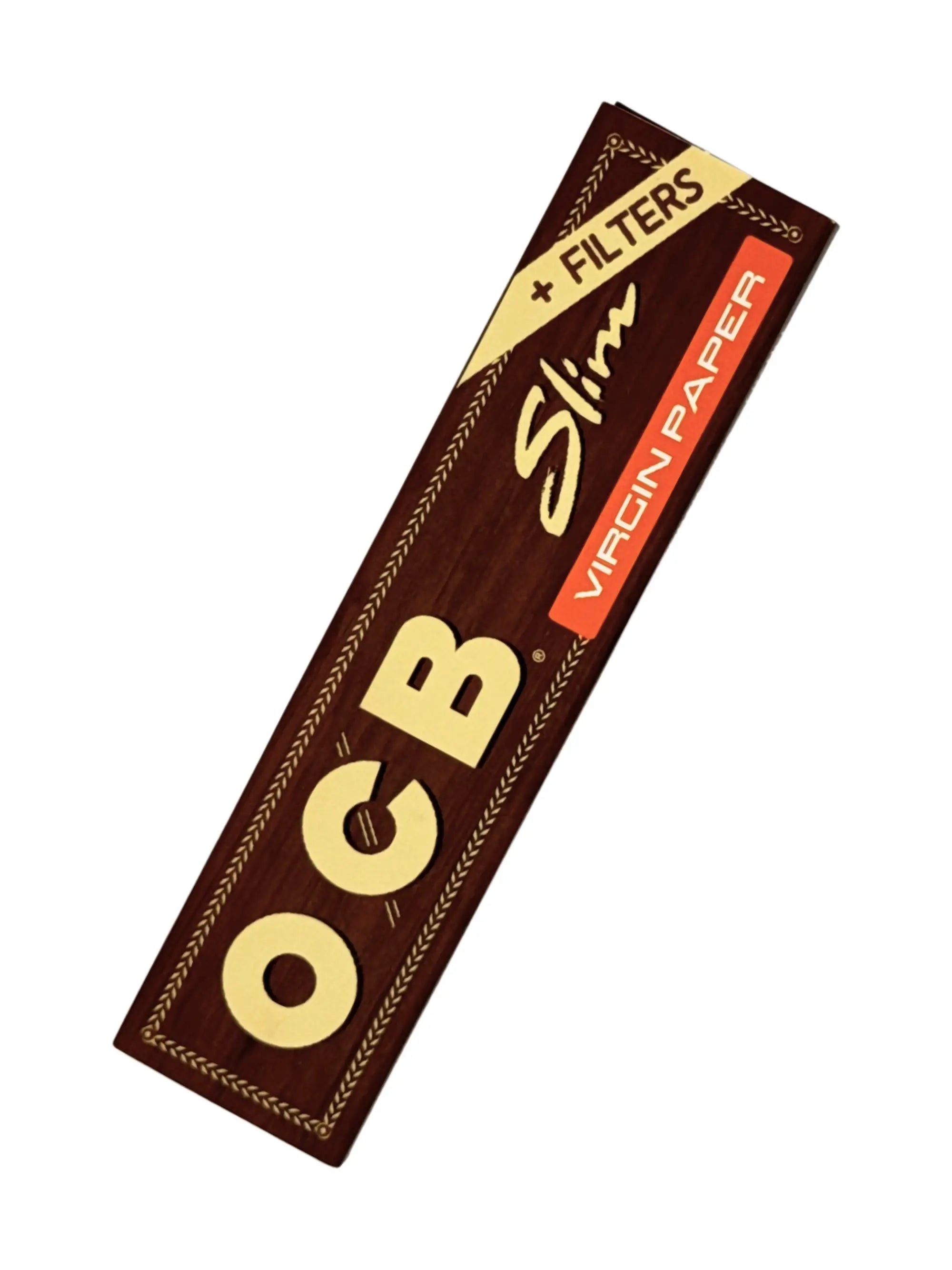 OCB King Size Virgin Slim Heftchen mit 32 ungebleichten Blättchen und 32 Tips