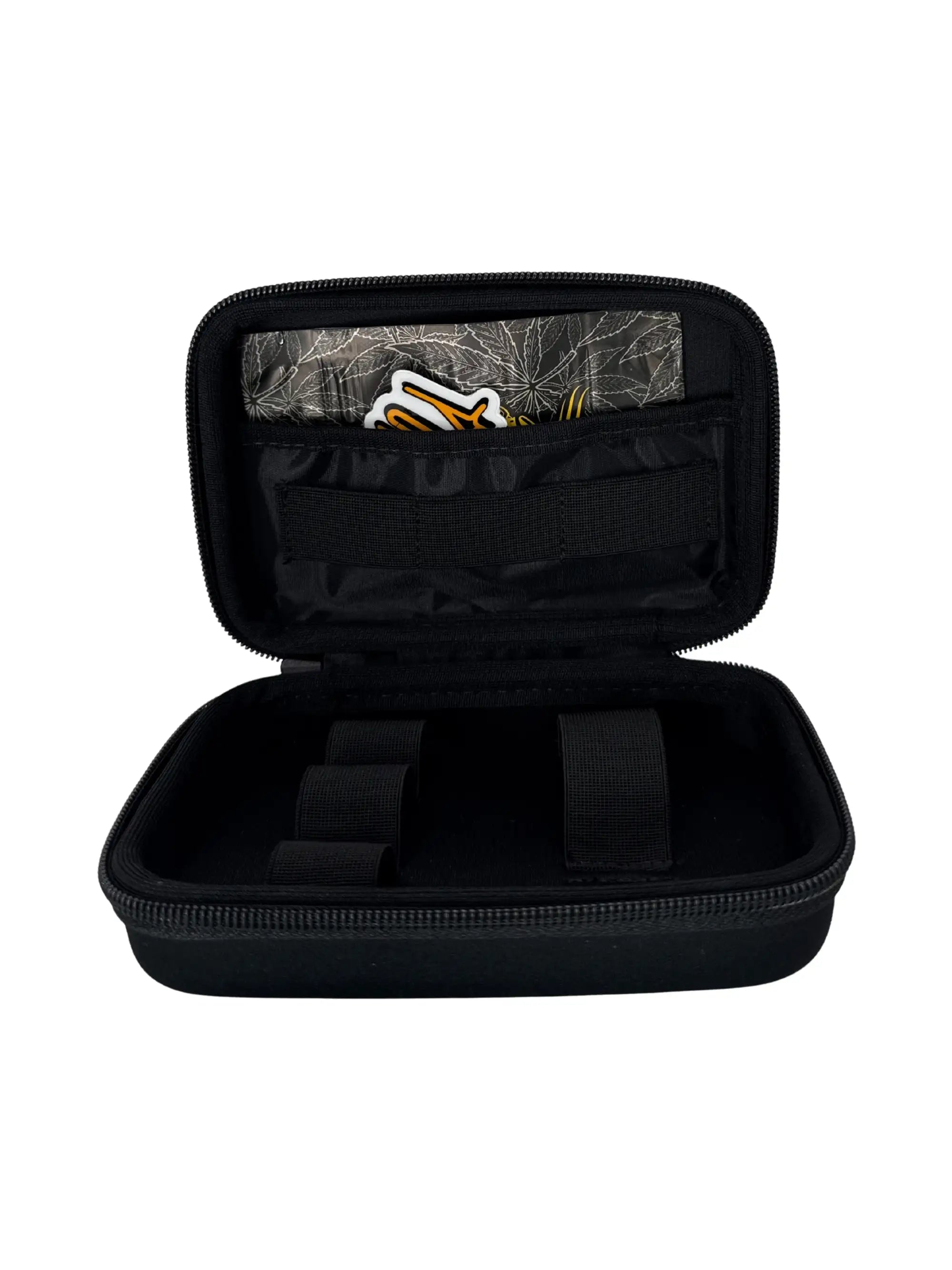 PUFF Case CLASSIC Detailansicht des Deckels und der Innenaufteilung