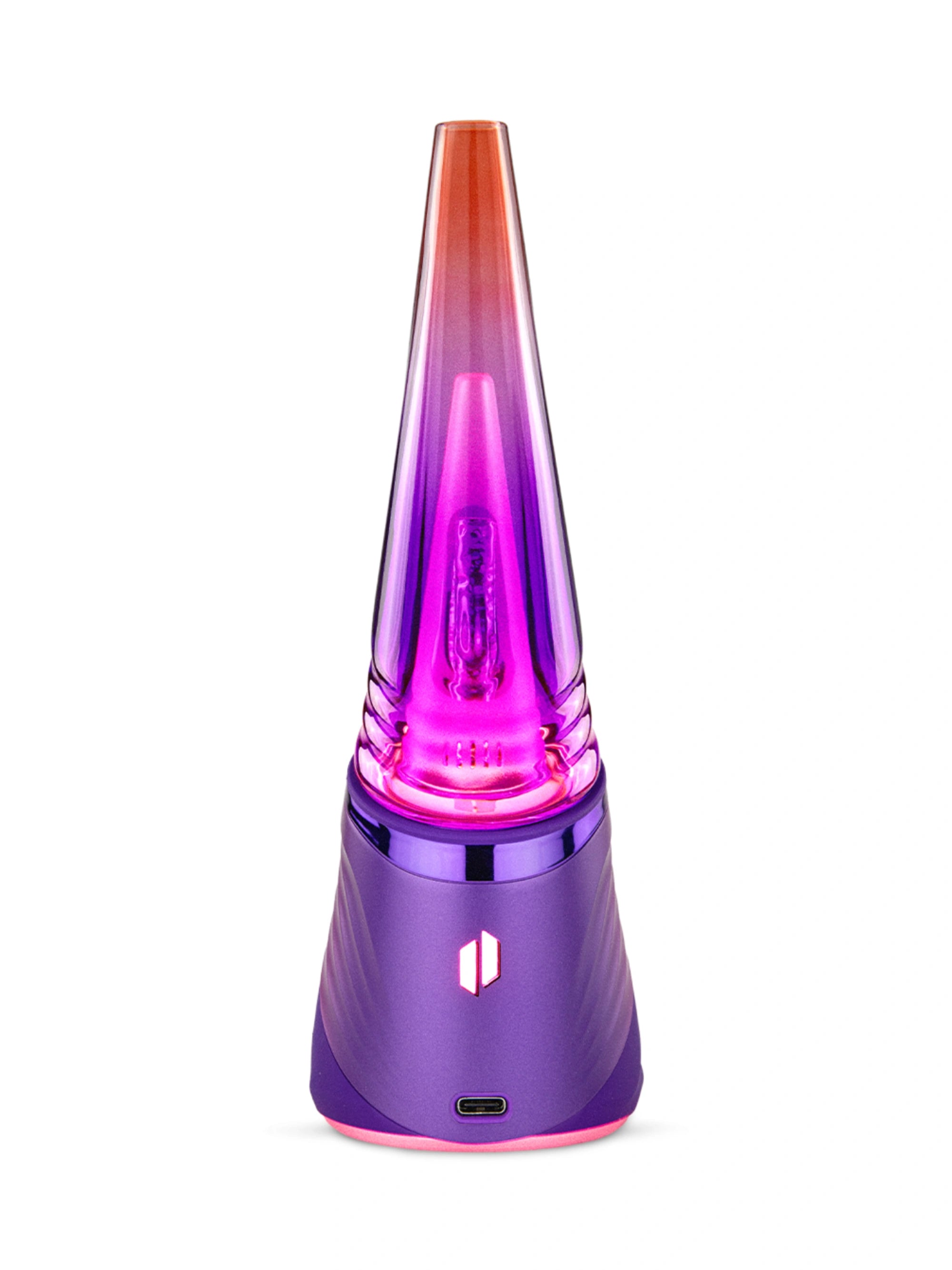 Puffco New Peak Pro 3D XL Plasma Limited Edition mit eingeschalteter LED-Beleuchtung