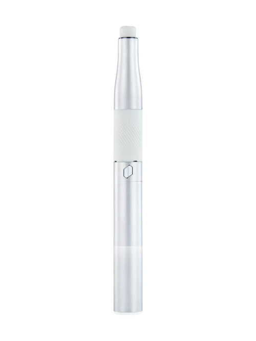 Puffco Plus V3 Pearl Vaporizer Pen in Frontansicht mit schlankem Design und hochwertiger Keramikkammer