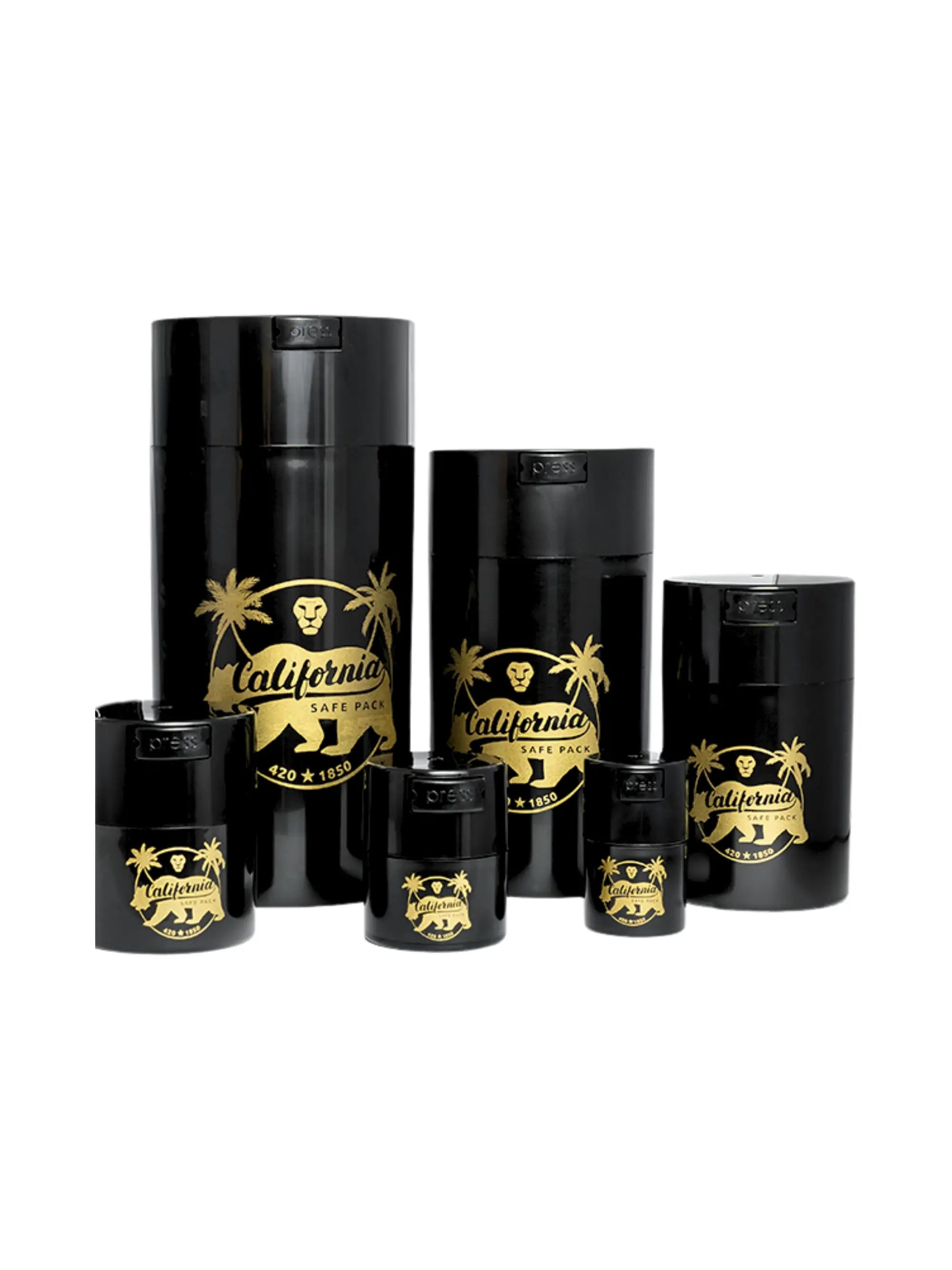Qnubu California Vacuum Container 6er-Set verschiedene Größen zur luftdichten Aufbewahrung von Kräutern.