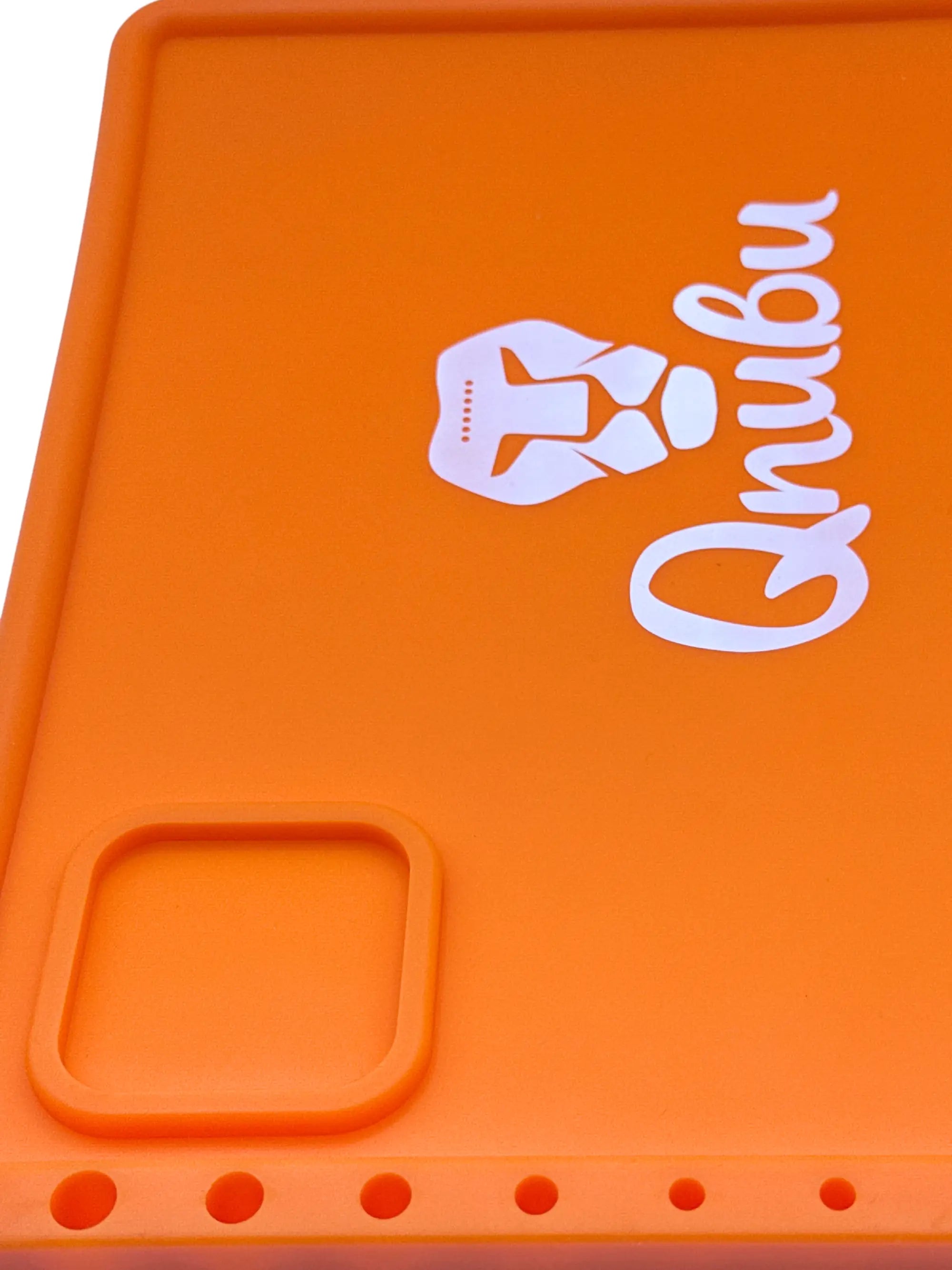 Detailansicht der Qnubu Silikon-DabStation für Konzentrate – flexible, lebensmittelechte und leicht zu reinigende Arbeitsfläche.