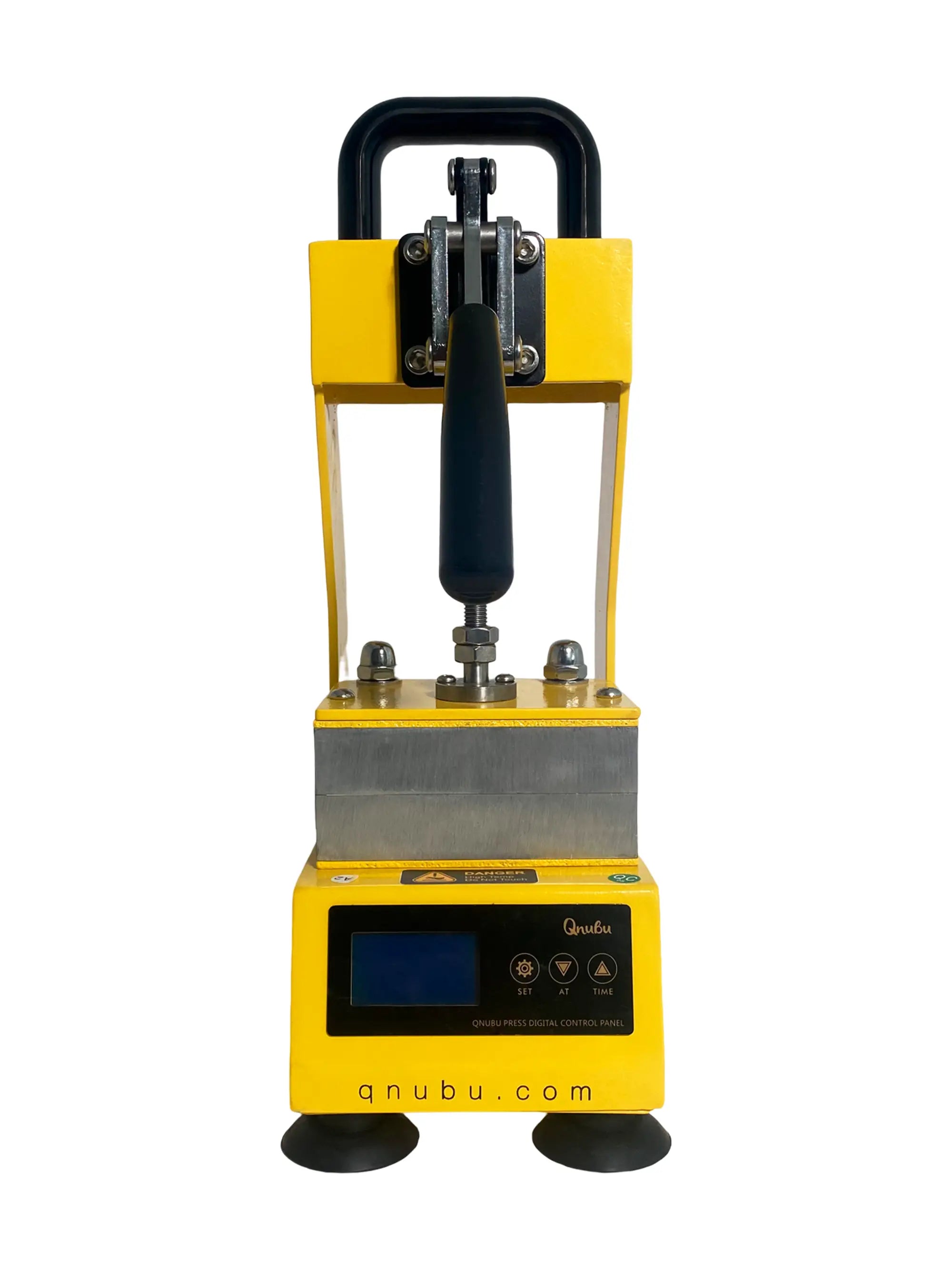 Nahaufnahme der 6 × 12 cm Heizplatten mit individuell regelbarer Temperatur